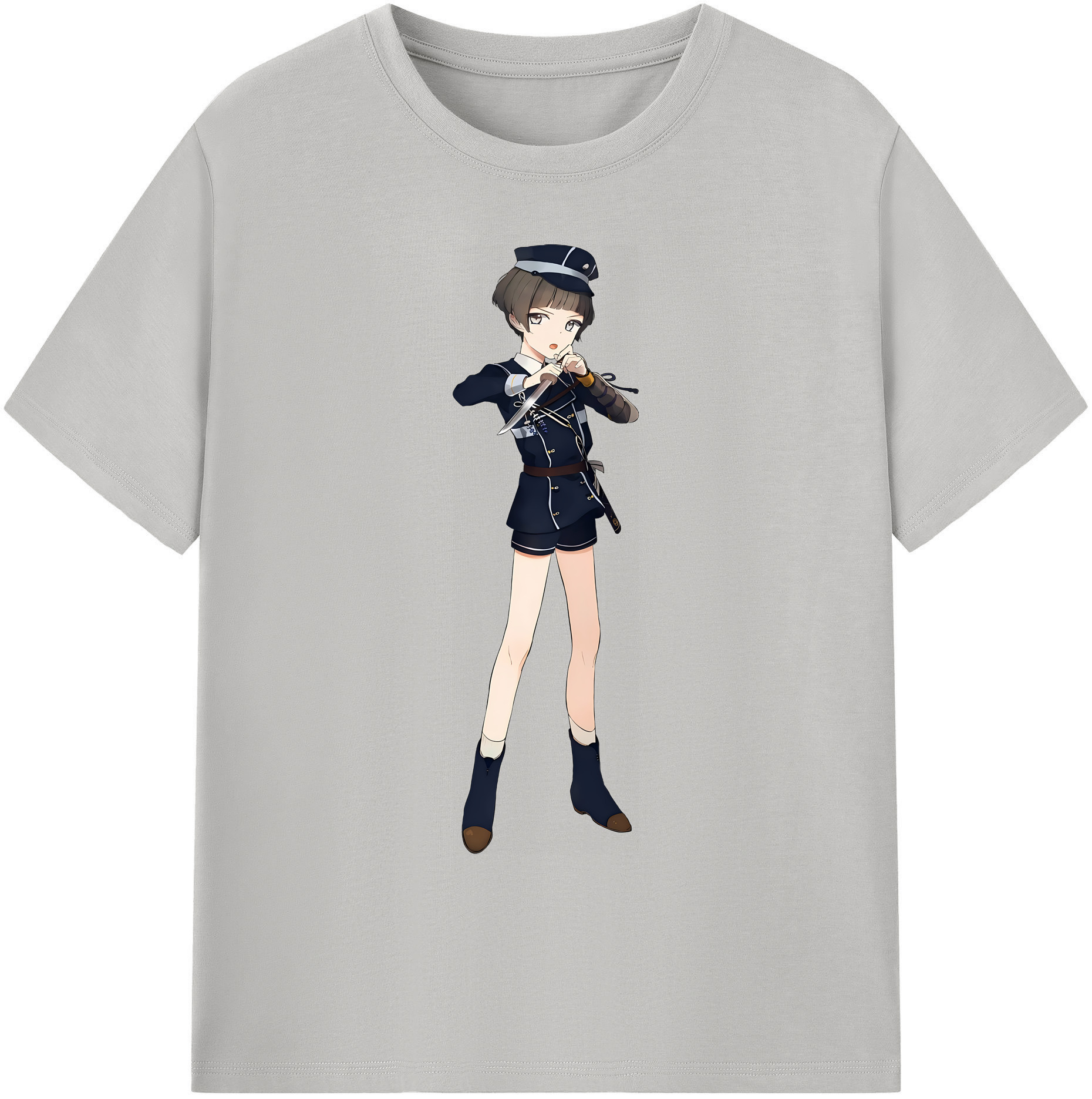 （画像用） 刀剣乱舞 Touken Ranbu 綿100％ メンズ半袖Tシャツ｜肌触りやわらか＆通気性