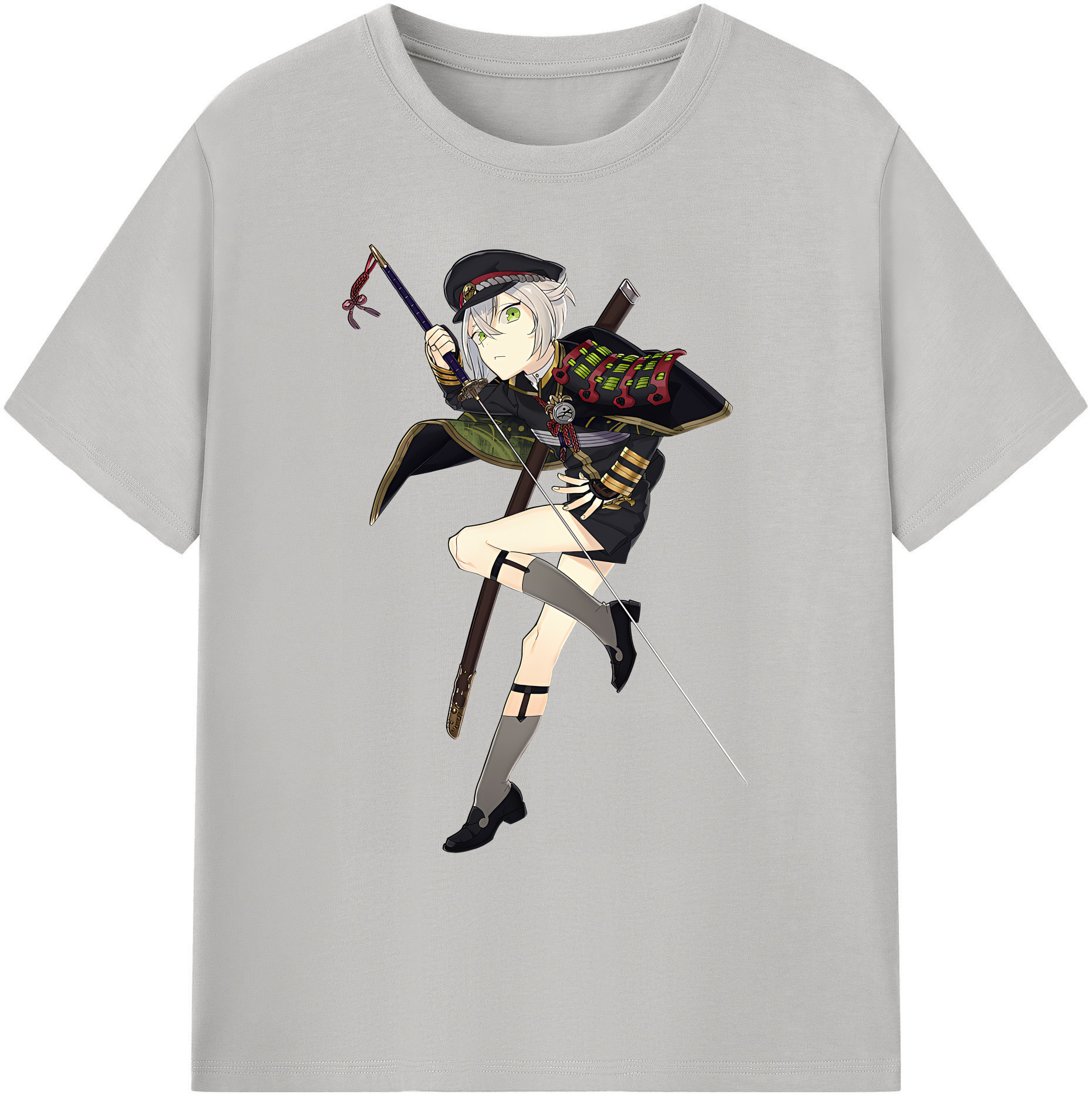 （画像用） 刀剣乱舞 Touken Ranbu 綿100％ メンズ半袖Tシャツ｜肌触りやわらか＆通気性