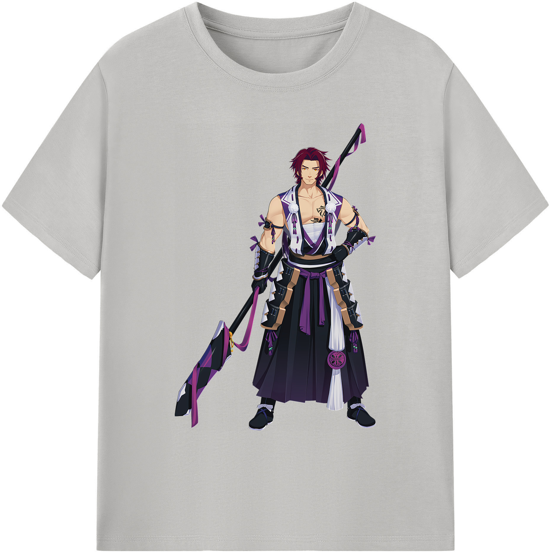 （画像用） 刀剣乱舞 Touken Ranbu 綿100％ メンズ半袖Tシャツ｜肌触りやわらか＆通気性