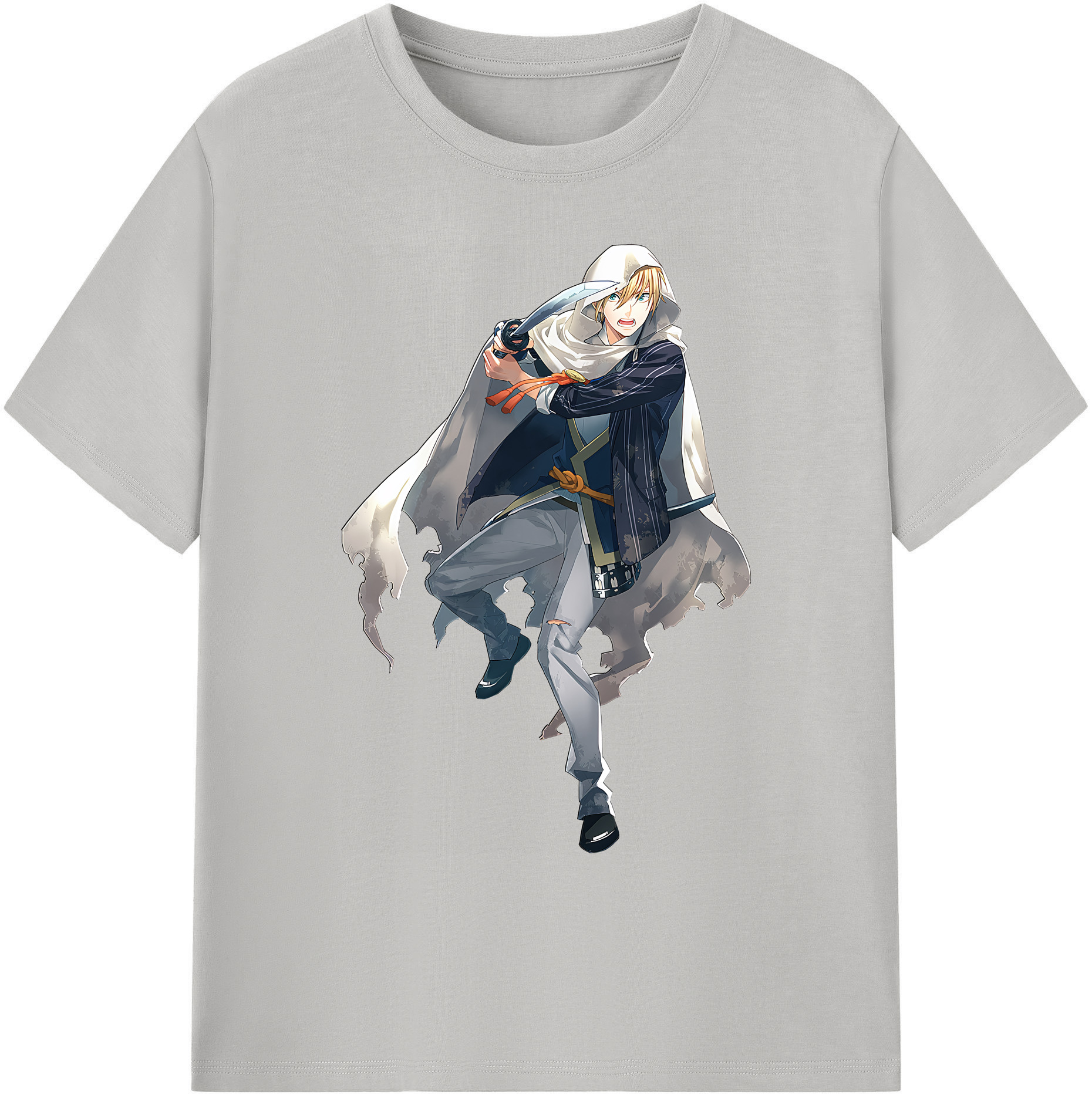 （画像用） 刀剣乱舞 Touken Ranbu 綿100％ メンズ半袖Tシャツ｜肌触りやわらか＆通気性