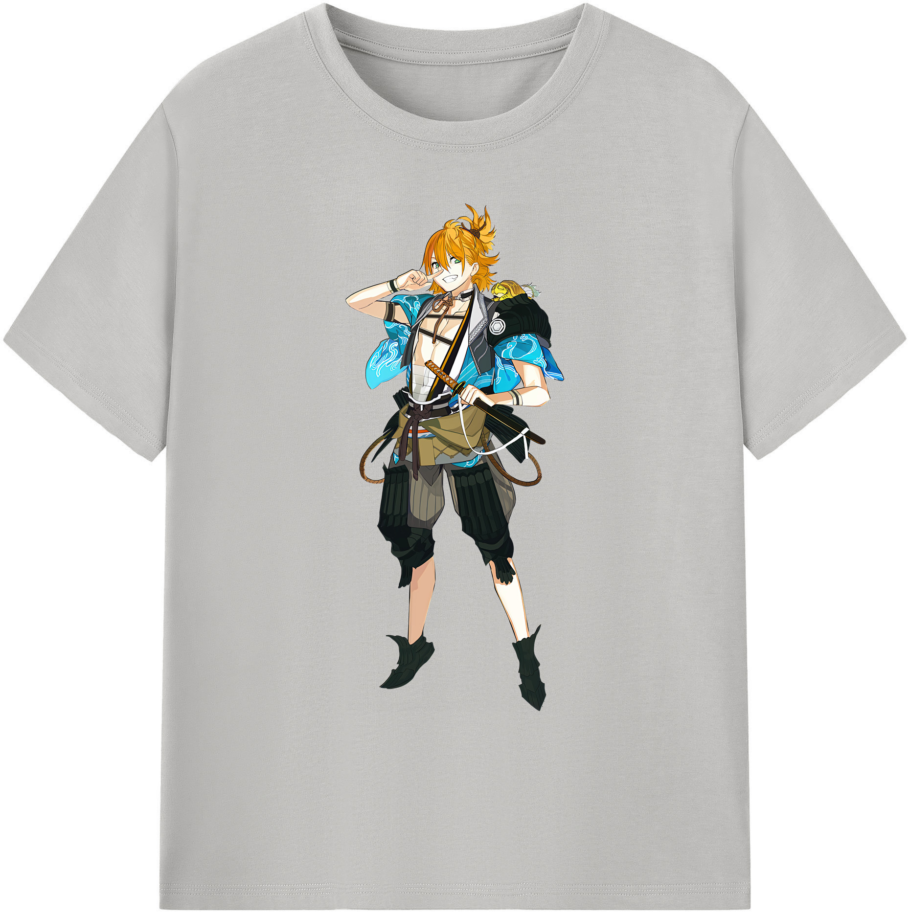（画像用） 刀剣乱舞 Touken Ranbu 綿100％ メンズ半袖Tシャツ｜肌触りやわらか＆通気性