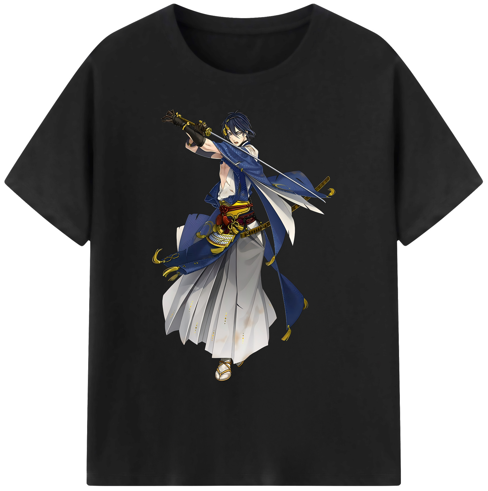 （画像用） 刀剣乱舞 Touken Ranbu 綿100％ メンズ半袖Tシャツ｜肌触りやわらか＆通気性