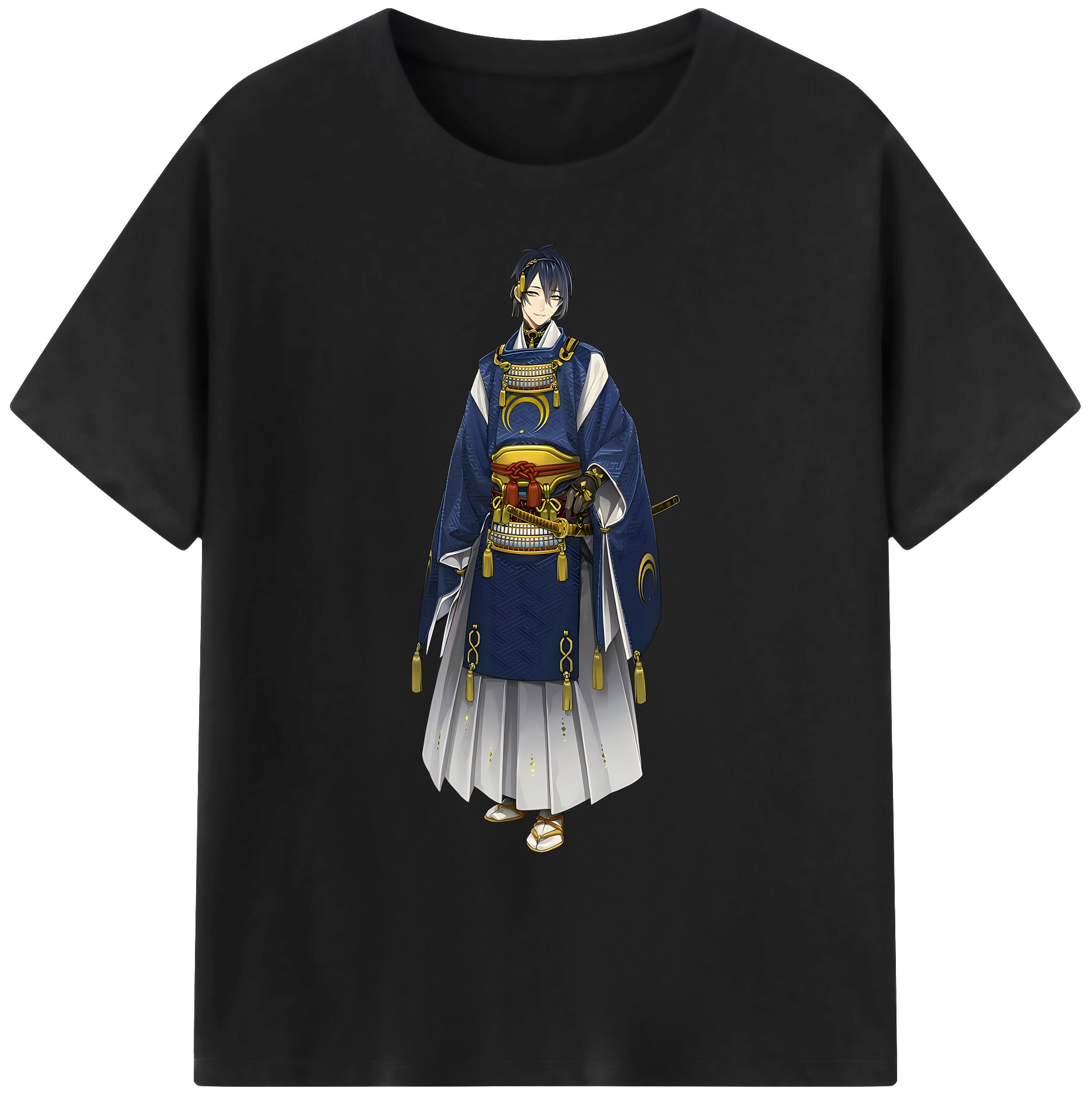 （画像用） 刀剣乱舞 Touken Ranbu 綿100％ メンズ半袖Tシャツ｜肌触りやわらか＆通気性