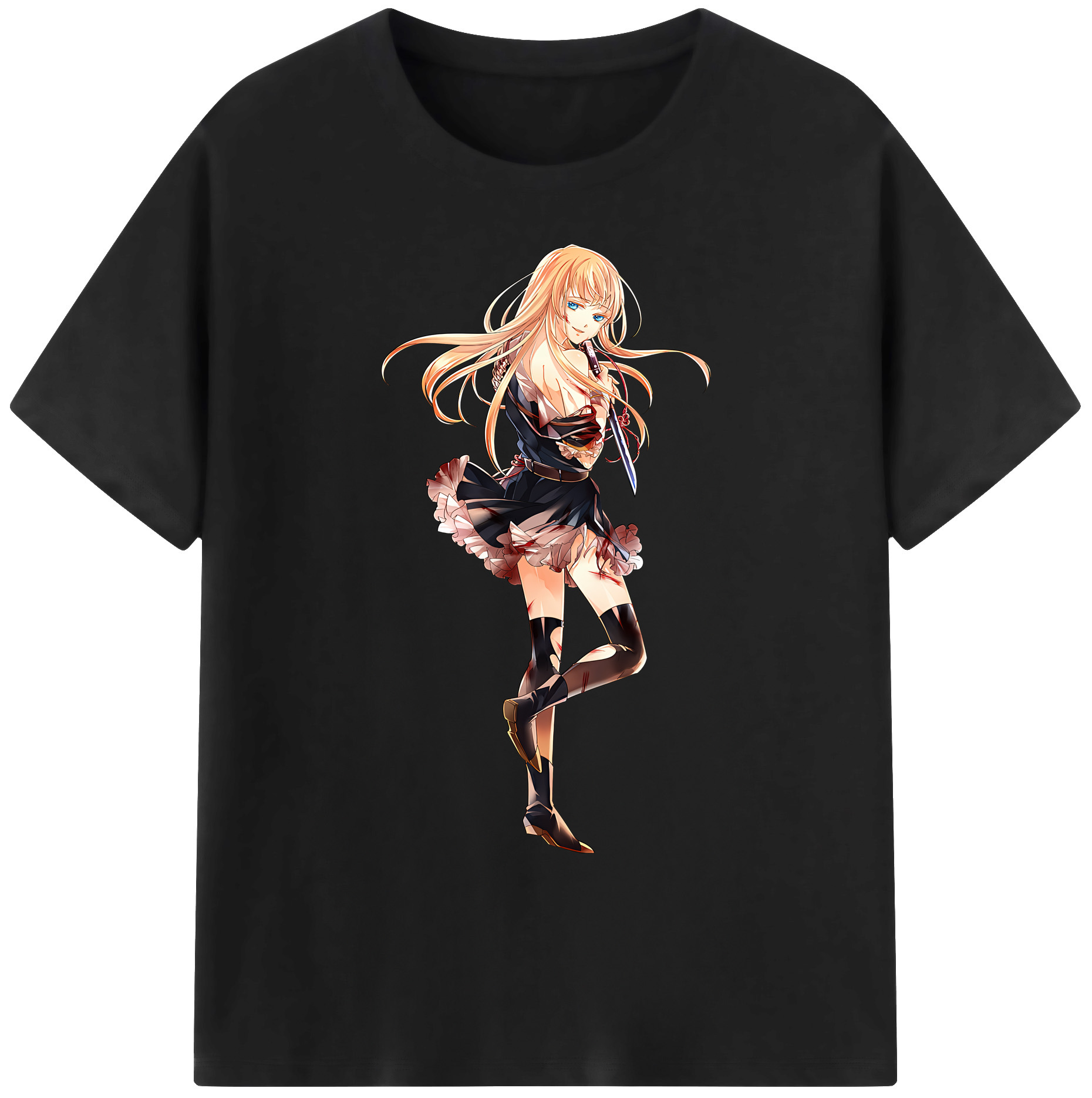 （画像用） 刀剣乱舞 Touken Ranbu 綿100％ メンズ半袖Tシャツ｜肌触りやわらか＆通気性