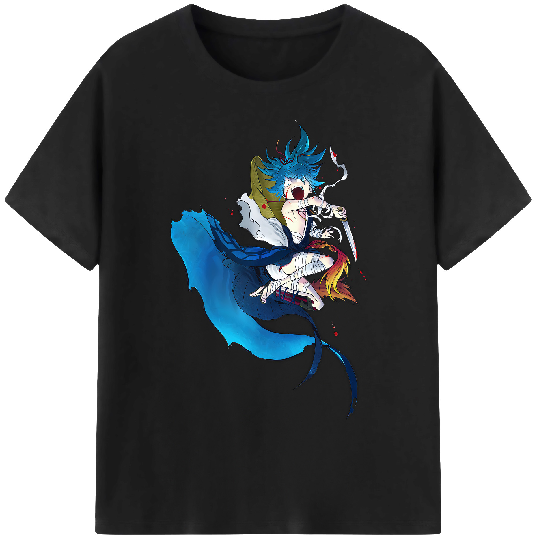 （画像用） 刀剣乱舞 Touken Ranbu 綿100％ メンズ半袖Tシャツ｜肌触りやわらか＆通気性
