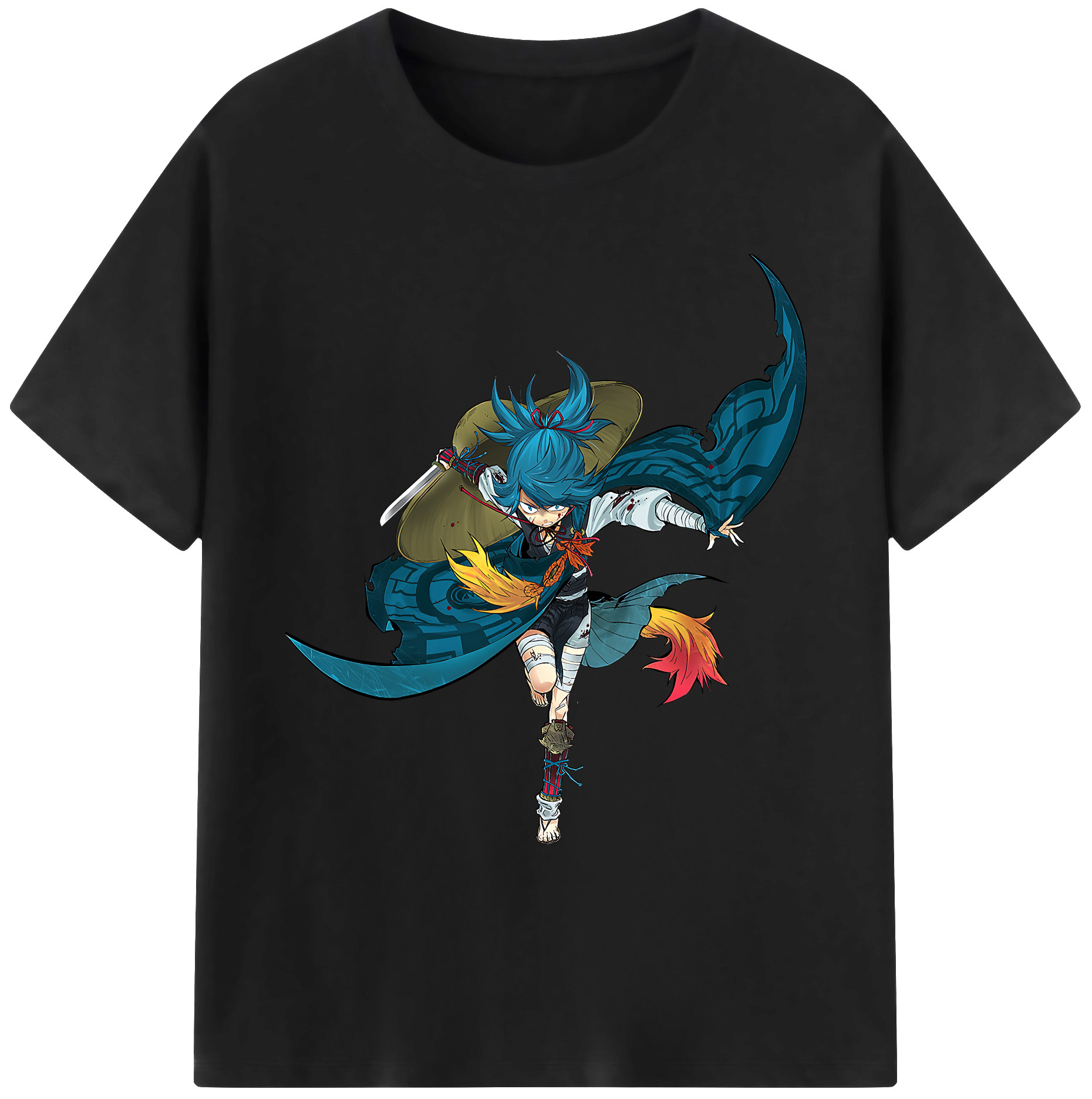 （画像用） 刀剣乱舞 Touken Ranbu 綿100％ メンズ半袖Tシャツ｜肌触りやわらか＆通気性