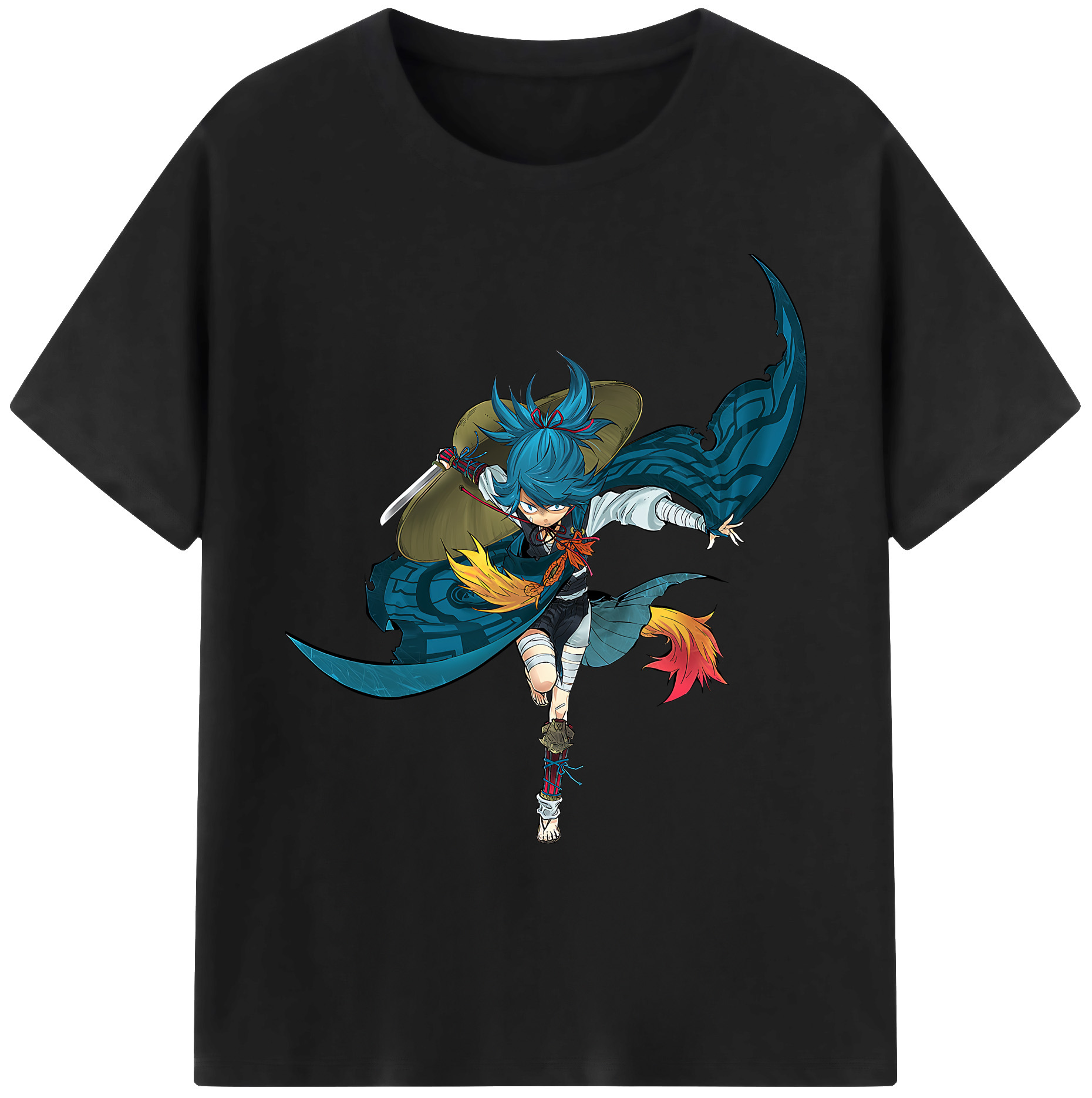 （画像用） 刀剣乱舞 Touken Ranbu 綿100％ メンズ半袖Tシャツ｜肌触りやわらか＆通気性