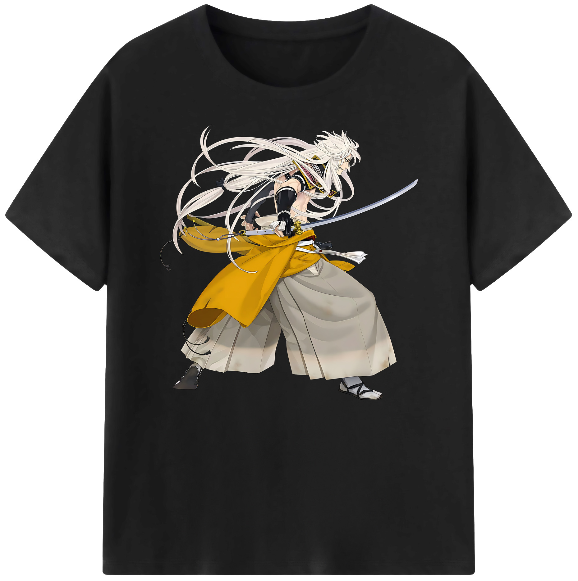 （画像用） 刀剣乱舞 Touken Ranbu 綿100％ メンズ半袖Tシャツ｜肌触りやわらか＆通気性