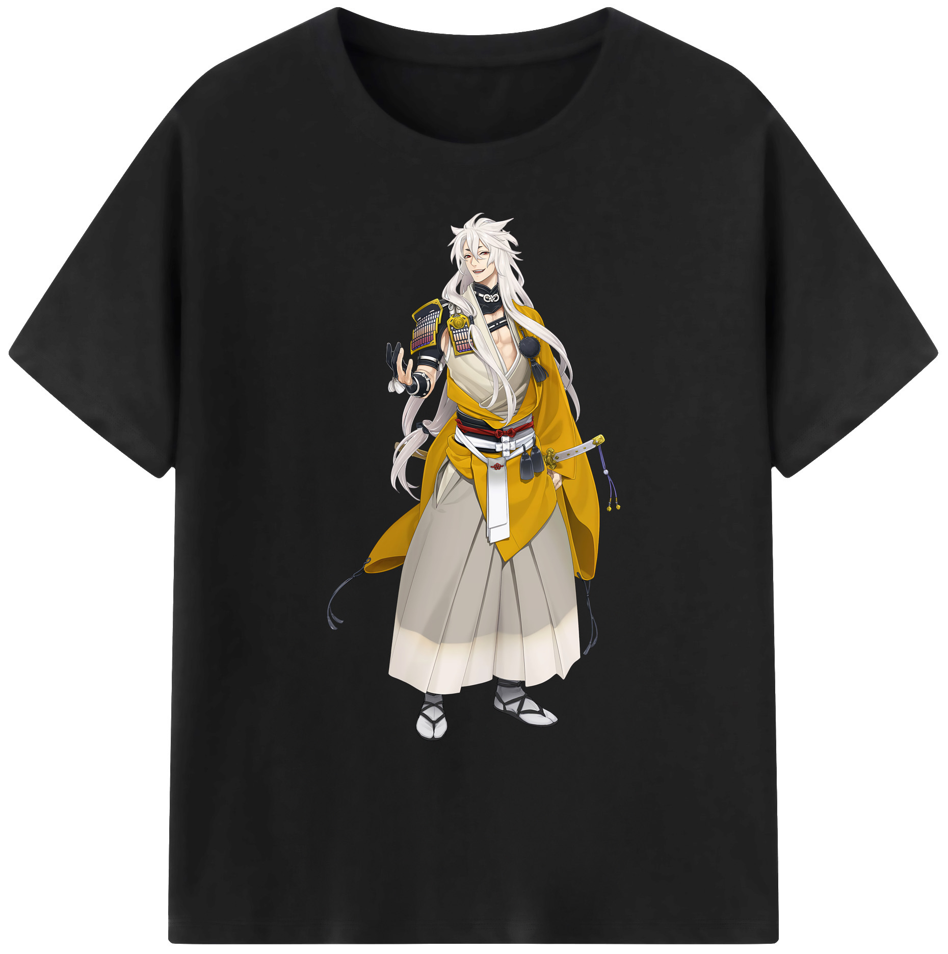 （画像用） 刀剣乱舞 Touken Ranbu 綿100％ メンズ半袖Tシャツ｜肌触りやわらか＆通気性