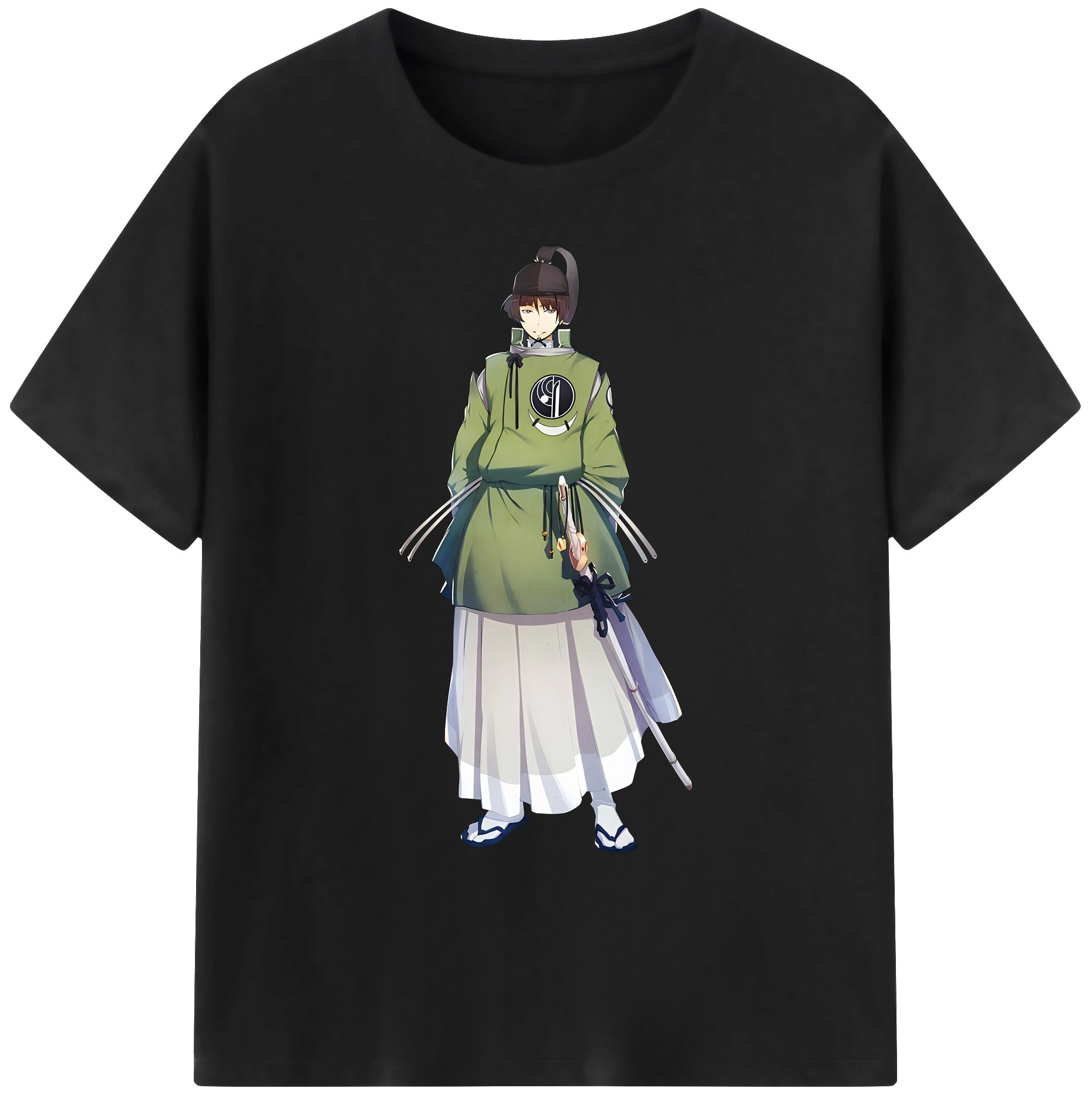 （画像用） 刀剣乱舞 Touken Ranbu 綿100％ メンズ半袖Tシャツ｜肌触りやわらか＆通気性