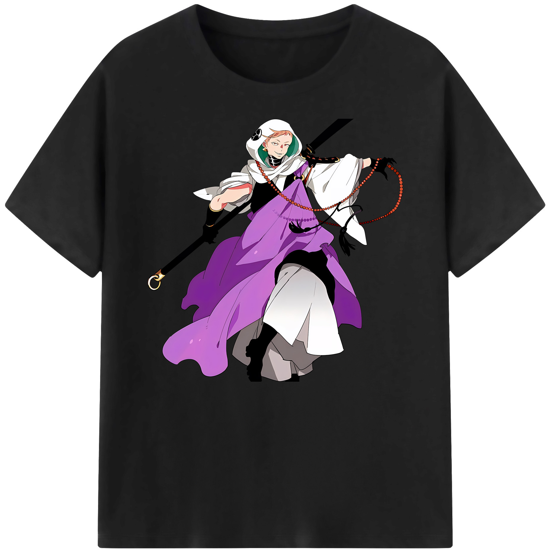 （画像用） 刀剣乱舞 Touken Ranbu 綿100％ メンズ半袖Tシャツ｜肌触りやわらか＆通気性