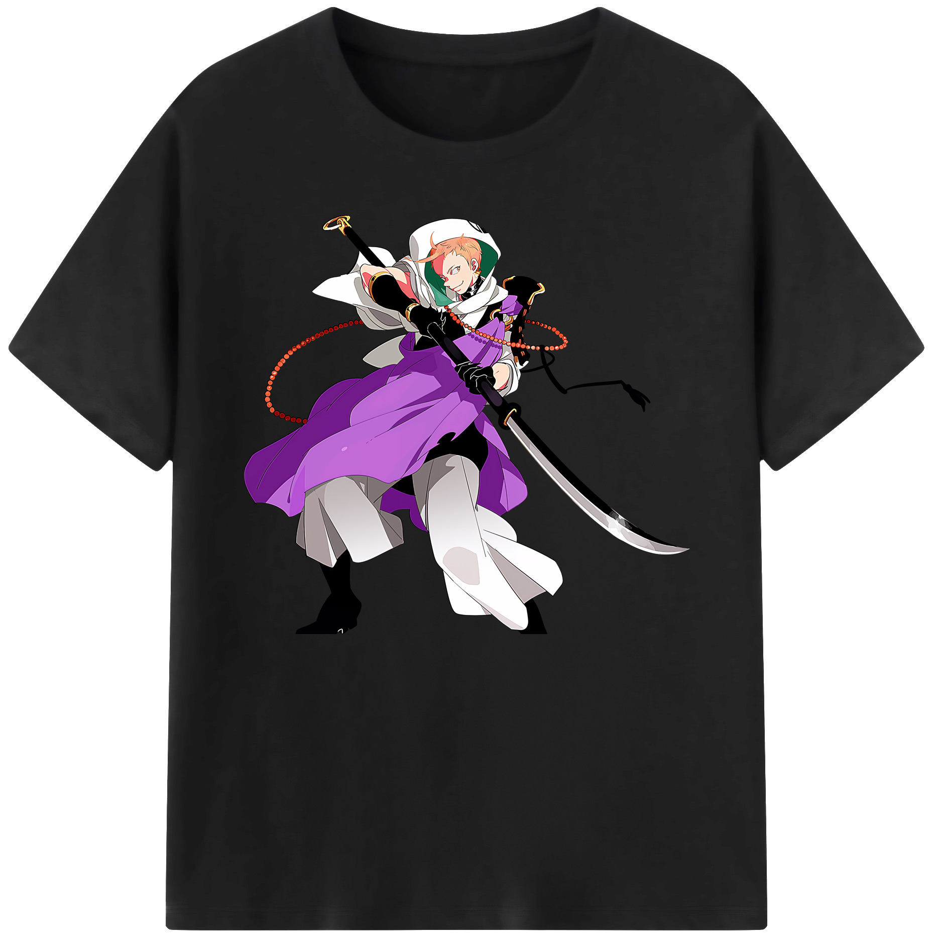 （画像用） 刀剣乱舞 Touken Ranbu 綿100％ メンズ半袖Tシャツ｜肌触りやわらか＆通気性