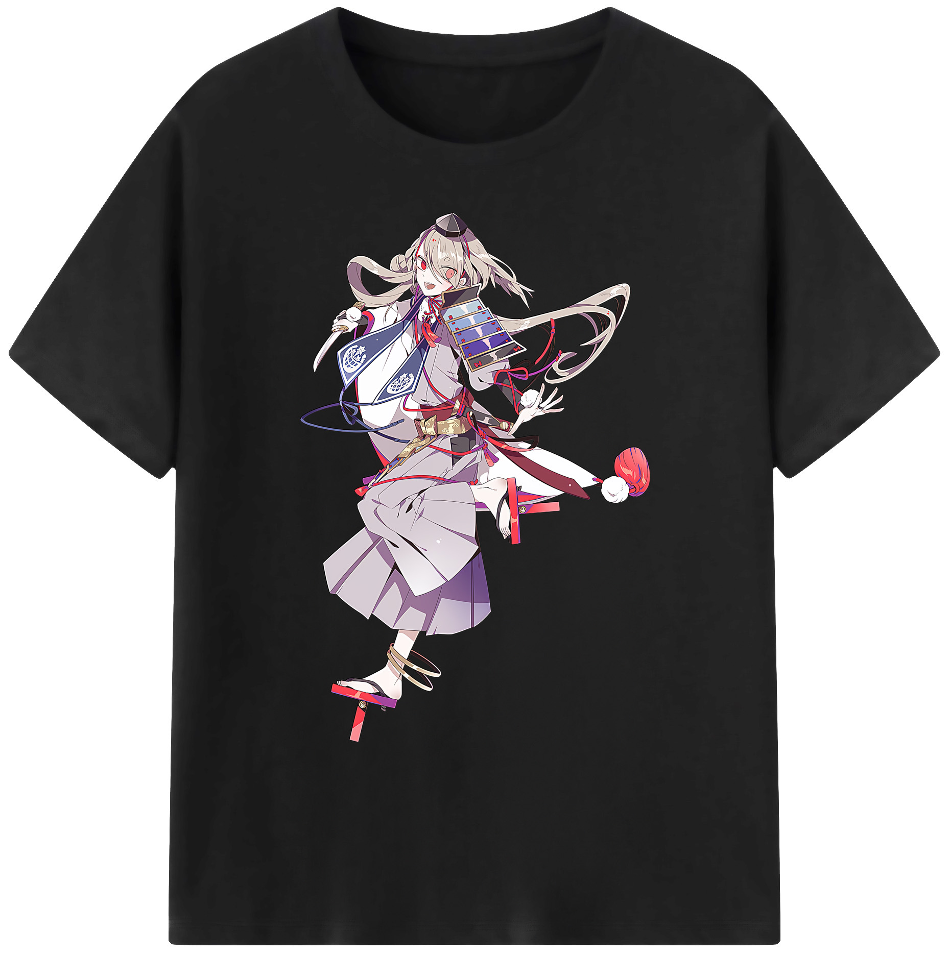 （画像用） 刀剣乱舞 Touken Ranbu 綿100％ メンズ半袖Tシャツ｜肌触りやわらか＆通気性