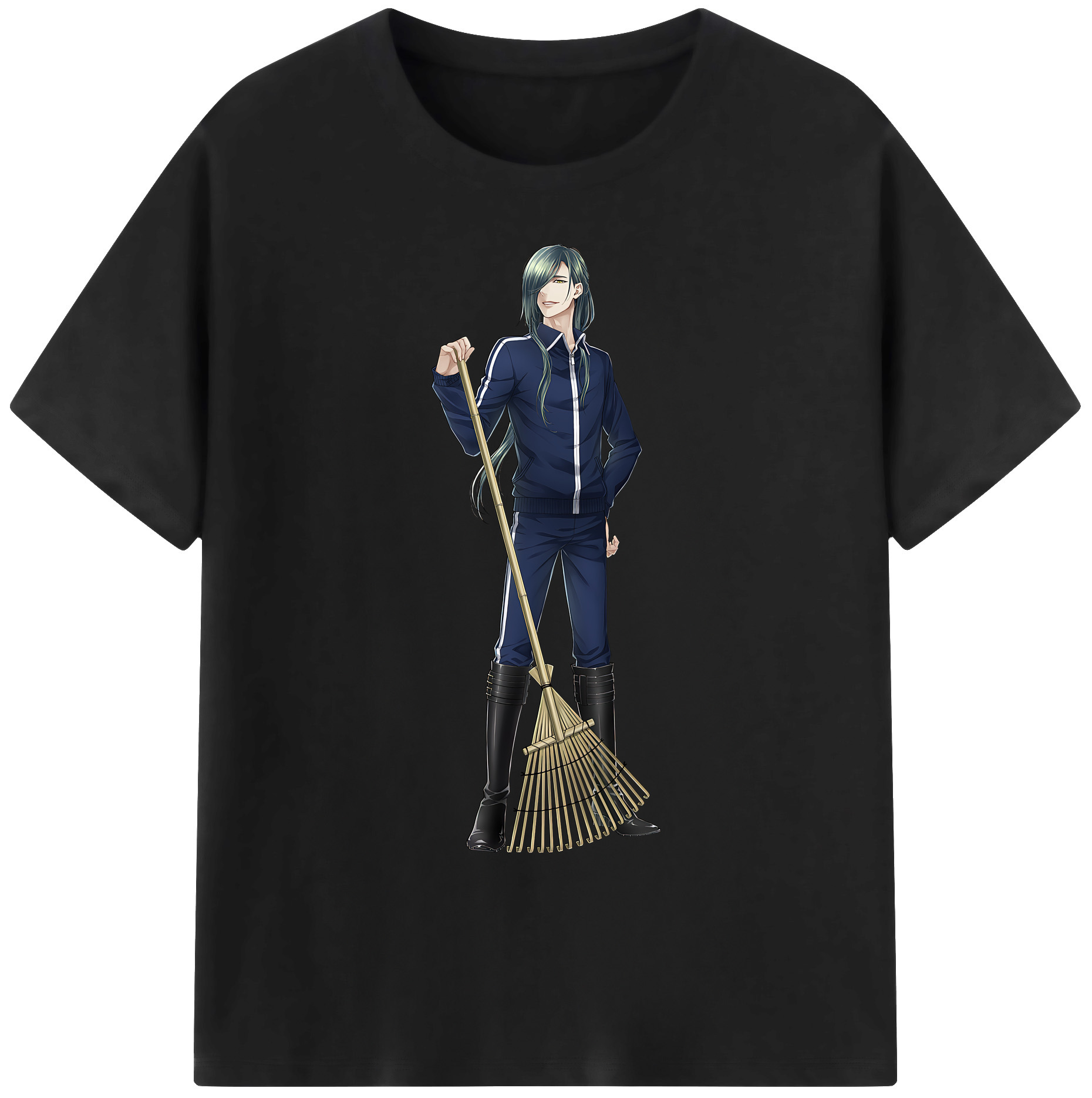（画像用） 刀剣乱舞 Touken Ranbu 綿100％ メンズ半袖Tシャツ｜肌触りやわらか＆通気性
