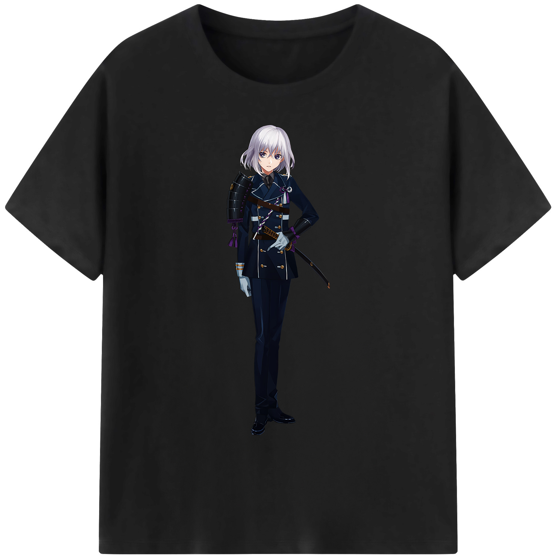 （画像用） 刀剣乱舞 Touken Ranbu 綿100％ メンズ半袖Tシャツ｜肌触りやわらか＆通気性