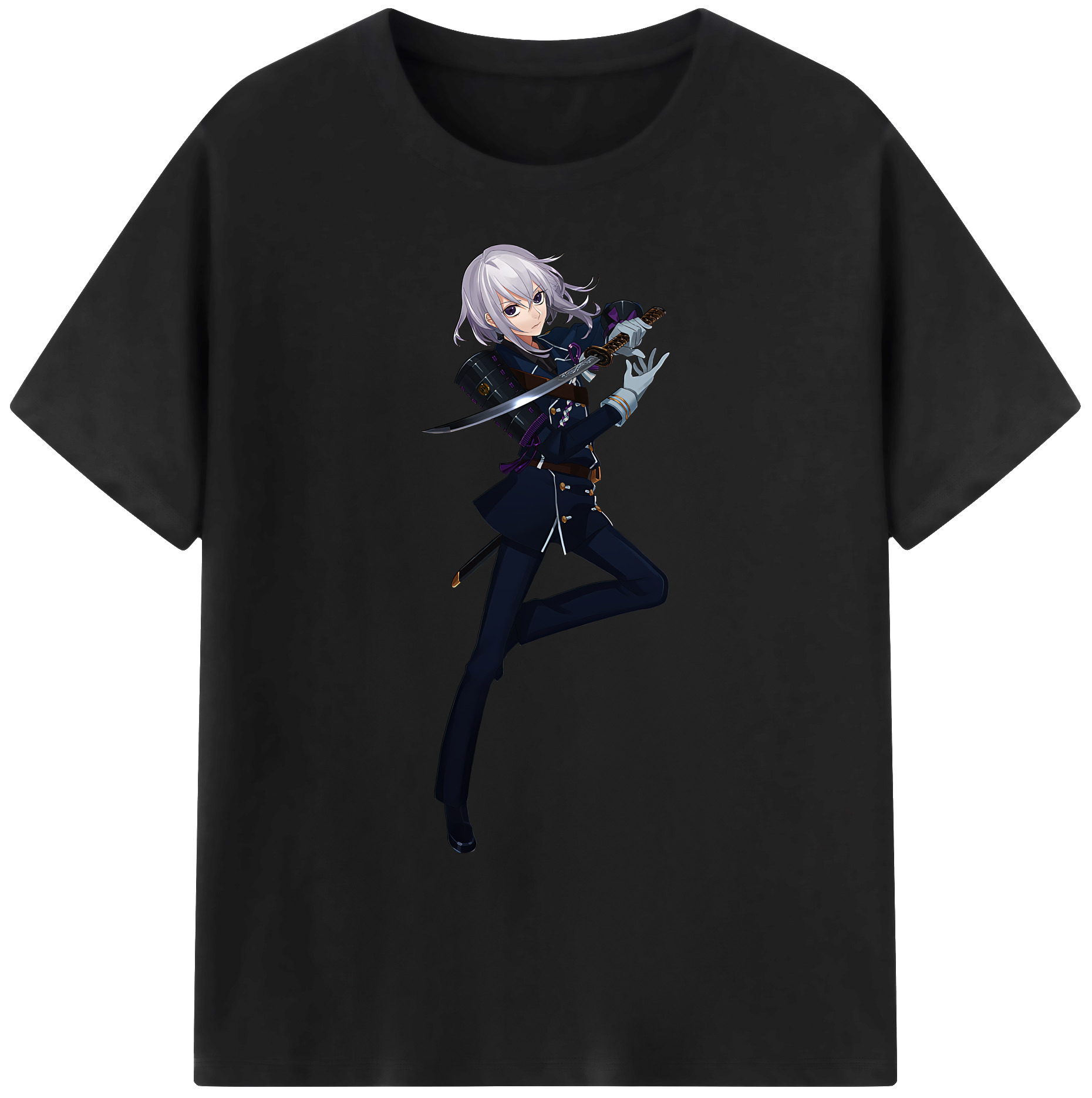 （画像用） 刀剣乱舞 Touken Ranbu 綿100％ メンズ半袖Tシャツ｜肌触りやわらか＆通気性