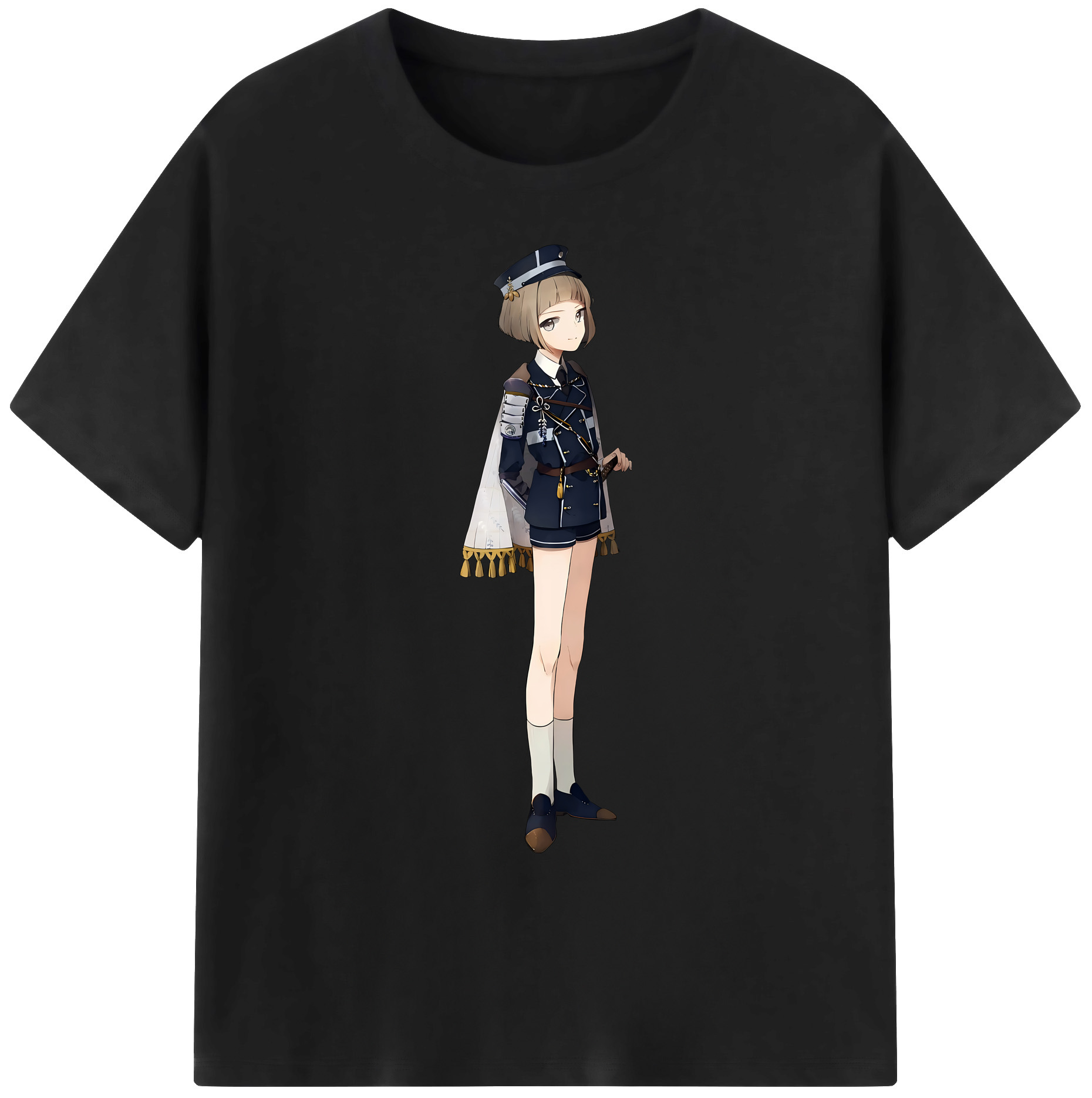 （画像用） 刀剣乱舞 Touken Ranbu 綿100％ メンズ半袖Tシャツ｜肌触りやわらか＆通気性