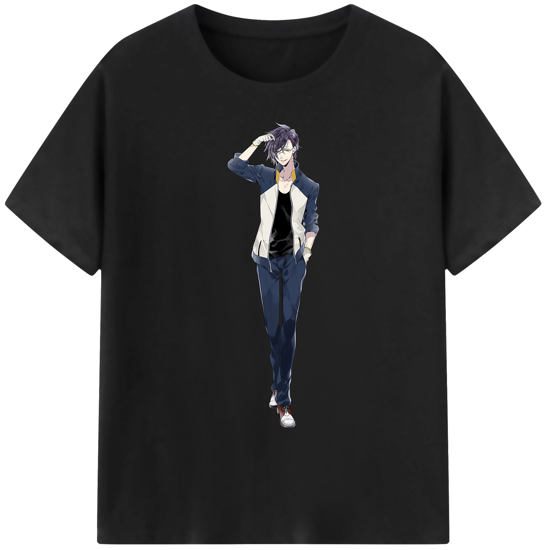 （画像用） 刀剣乱舞 Touken Ranbu 綿100％ メンズ半袖Tシャツ｜肌触りやわらか＆通気性