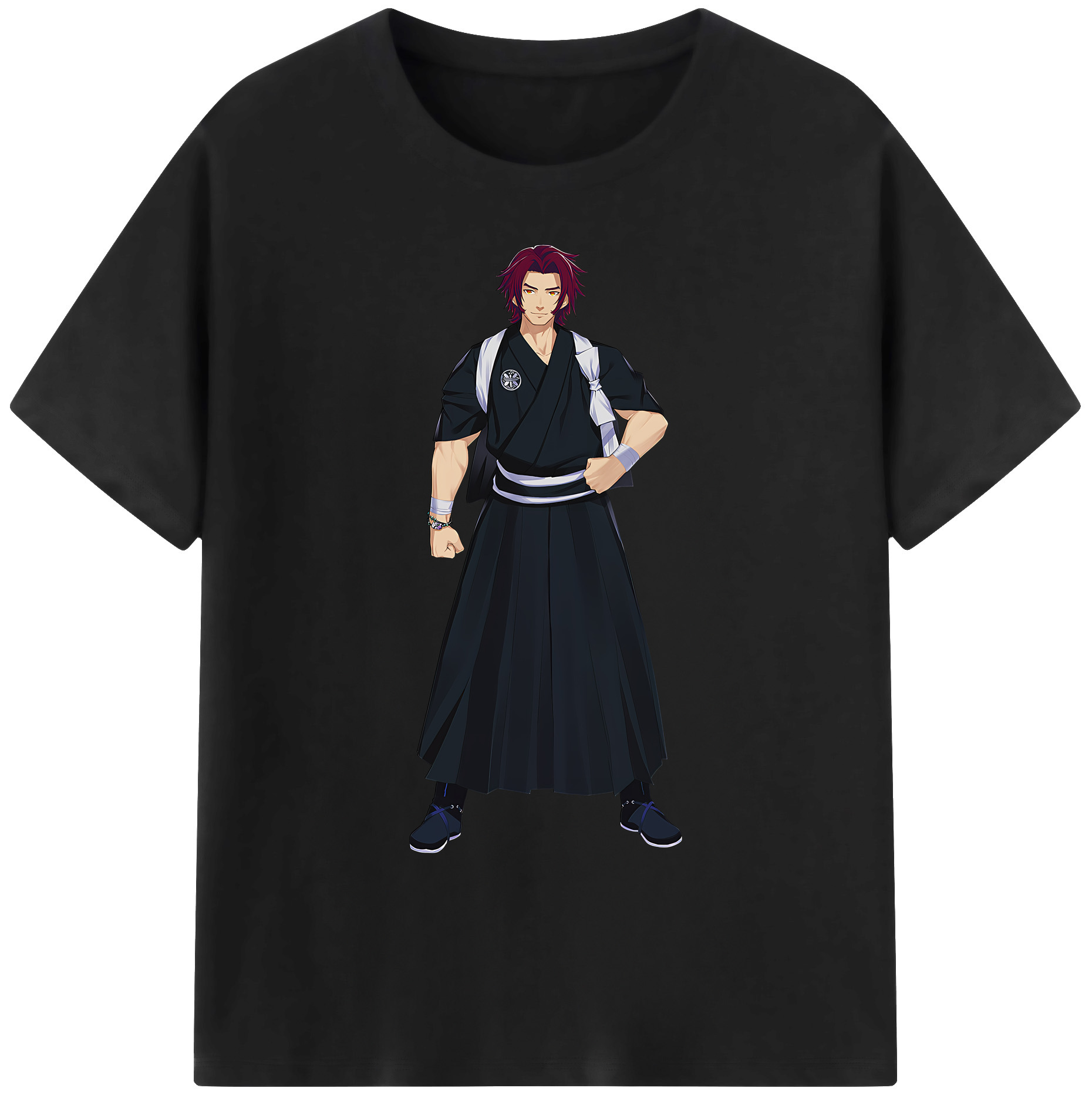 （画像用） 刀剣乱舞 Touken Ranbu 綿100％ メンズ半袖Tシャツ｜肌触りやわらか＆通気性
