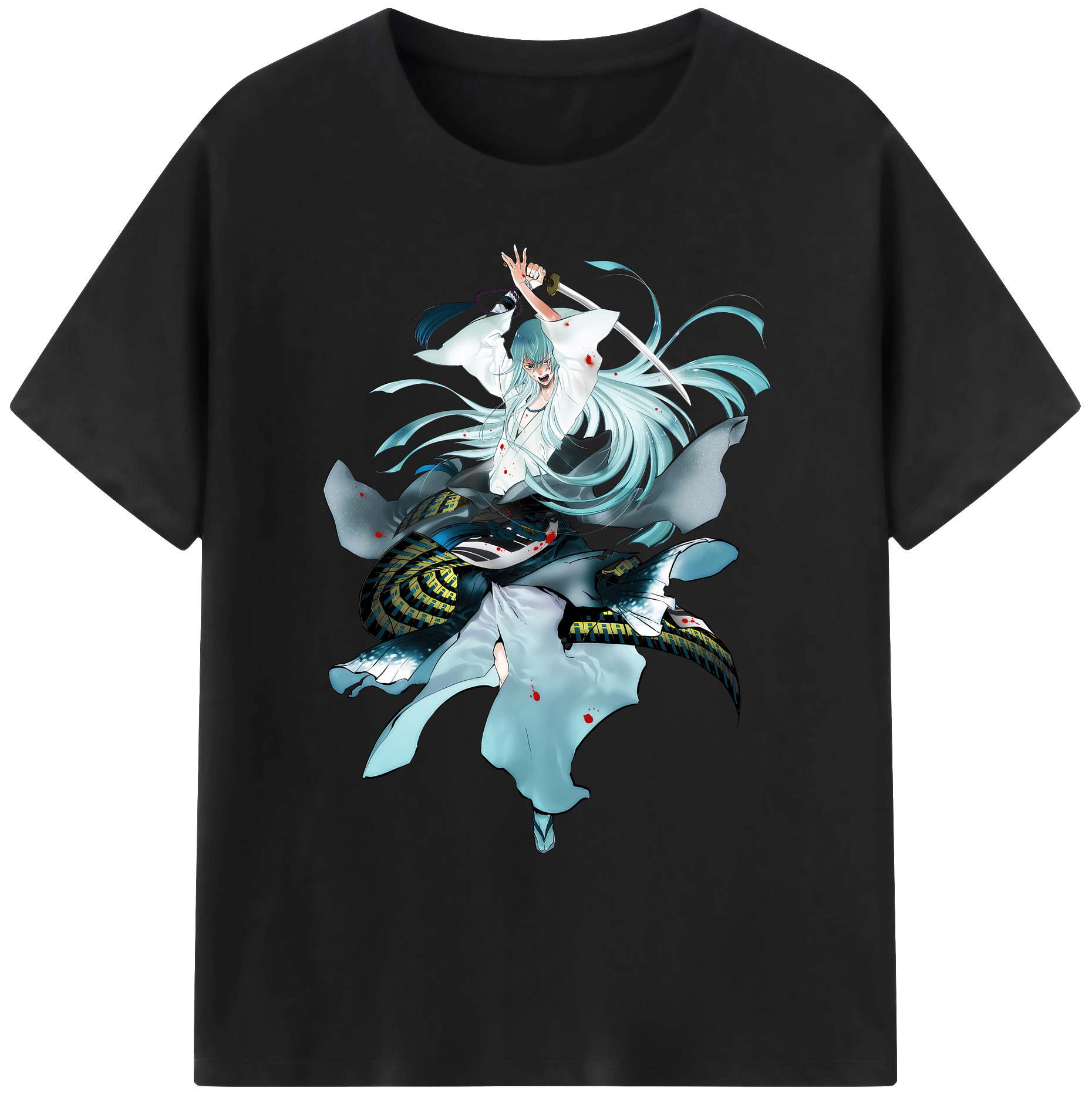 （画像用） 刀剣乱舞 Touken Ranbu 綿100％ メンズ半袖Tシャツ｜肌触りやわらか＆通気性