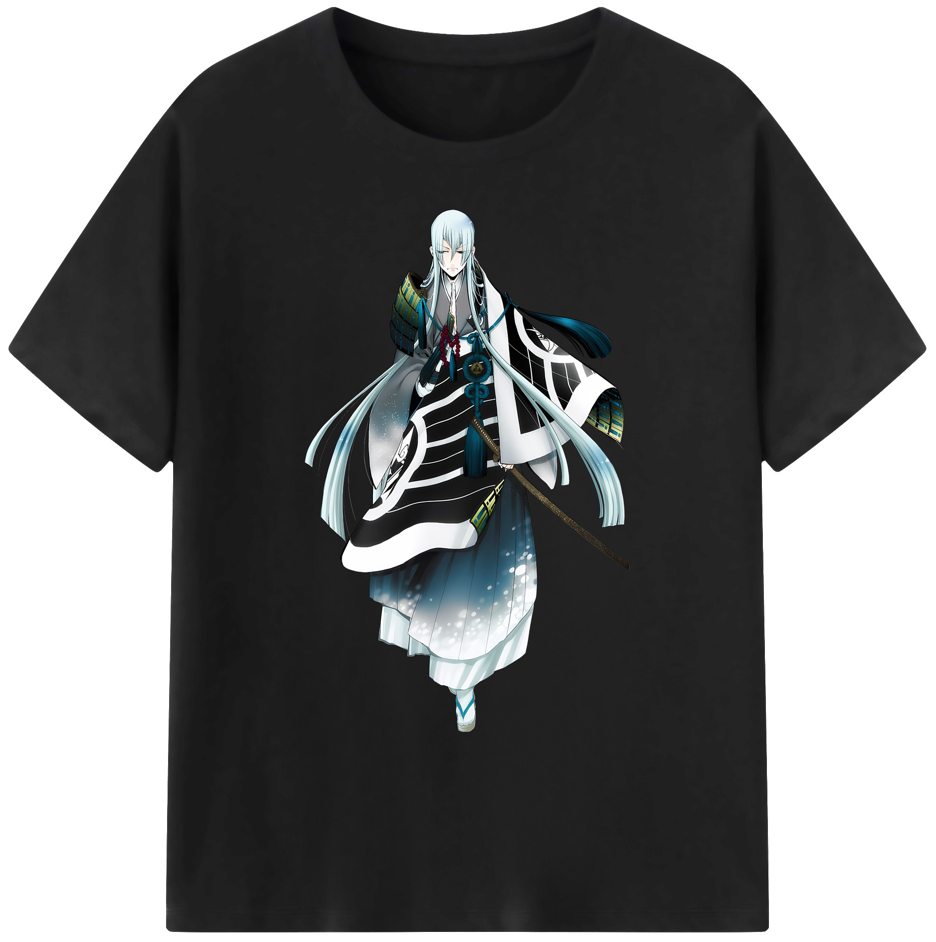 （画像用） 刀剣乱舞 Touken Ranbu 綿100％ メンズ半袖Tシャツ｜肌触りやわらか＆通気性