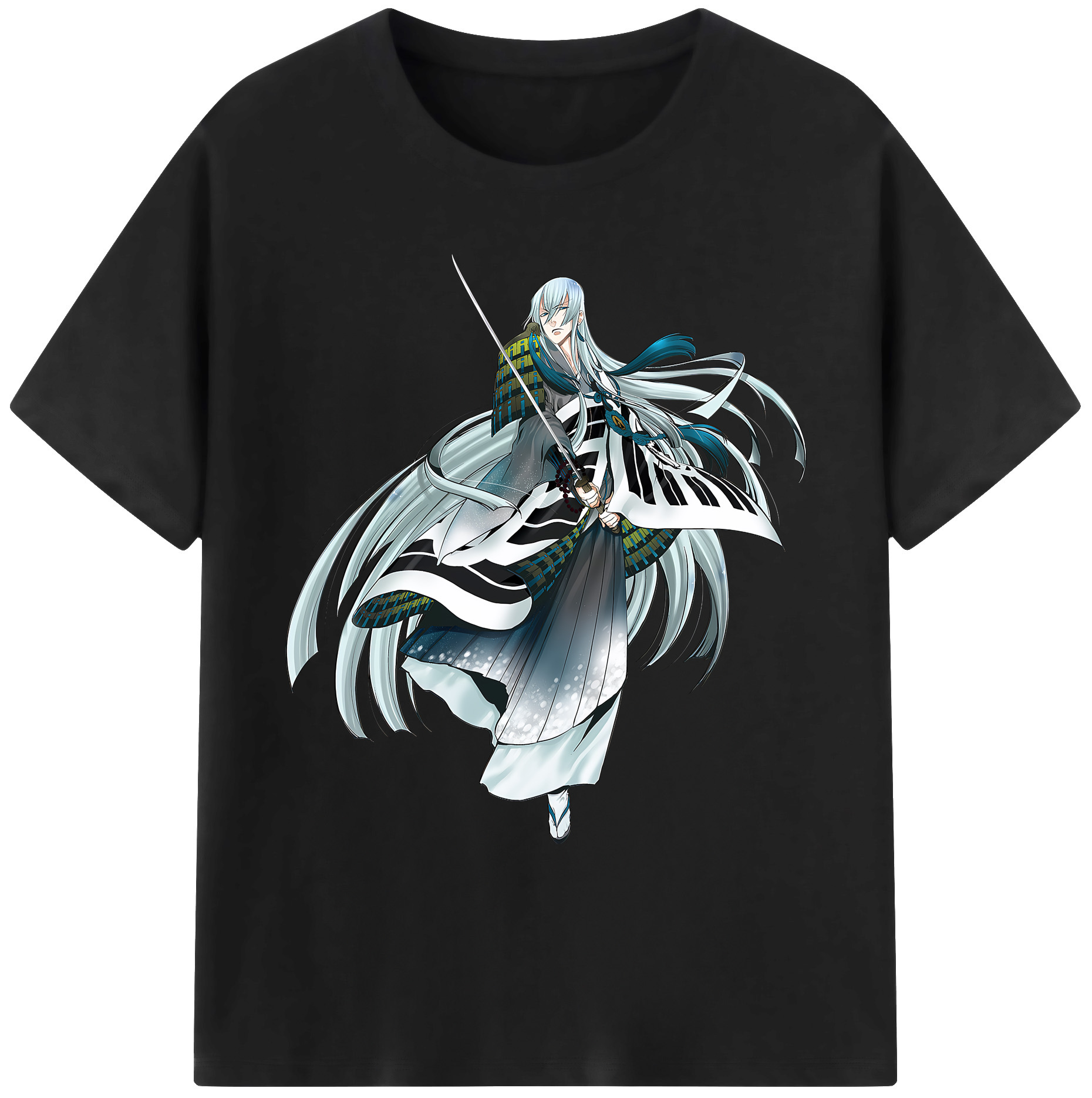 （画像用） 刀剣乱舞 Touken Ranbu 綿100％ メンズ半袖Tシャツ｜肌触りやわらか＆通気性
