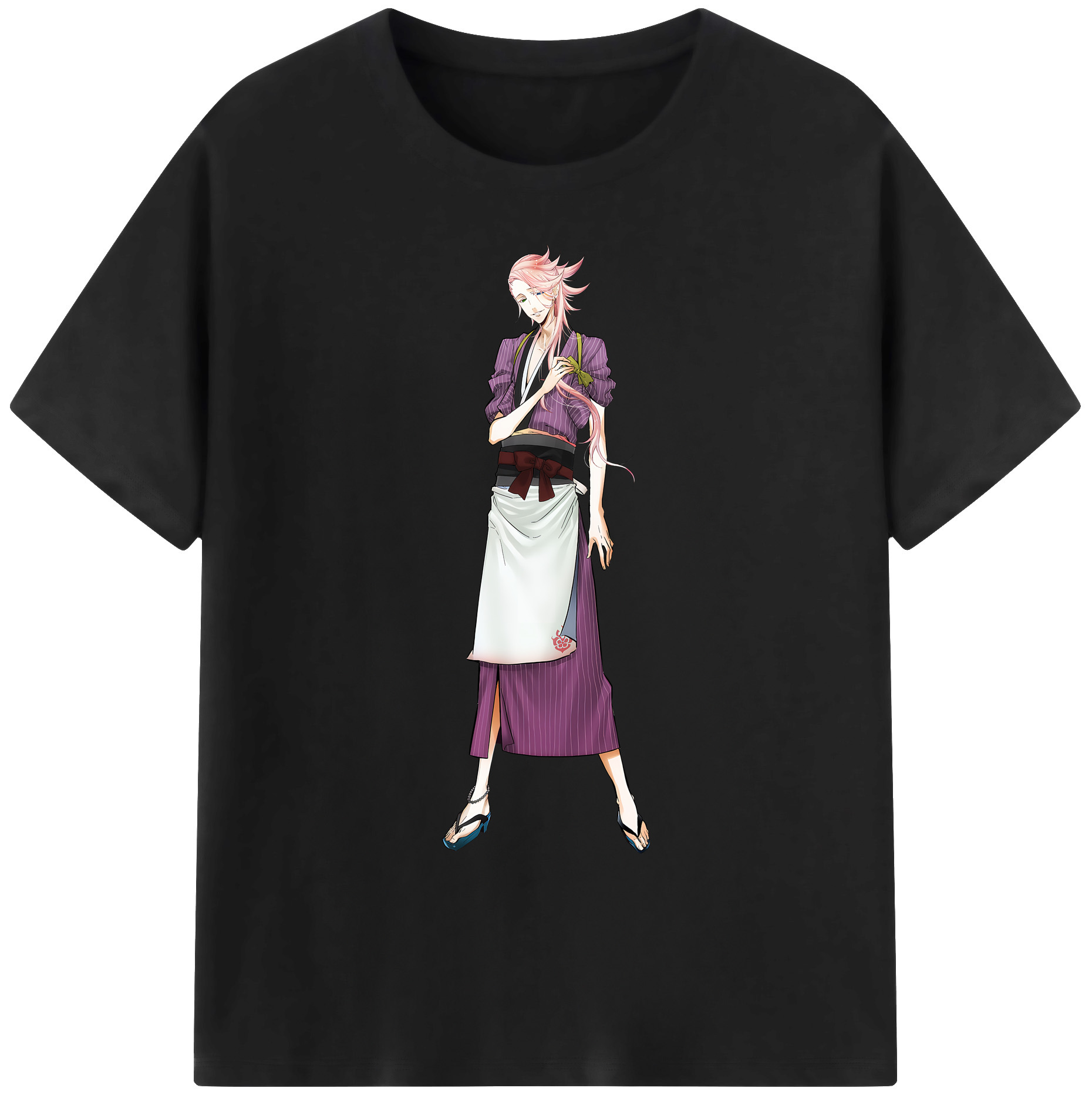 （画像用） 刀剣乱舞 Touken Ranbu 綿100％ メンズ半袖Tシャツ｜肌触りやわらか＆通気性