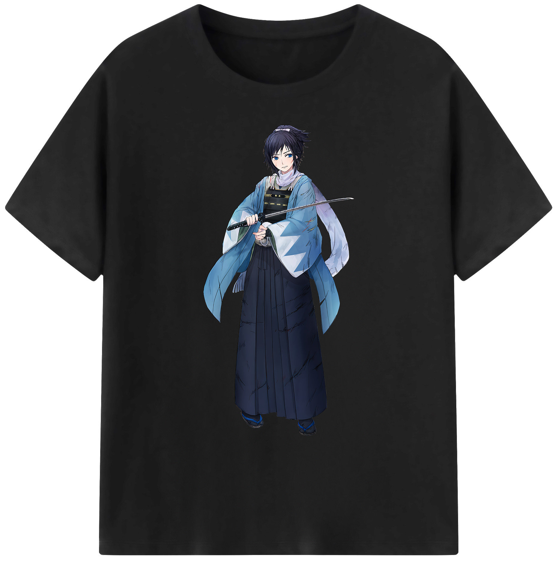 （画像用） 刀剣乱舞 Touken Ranbu 綿100％ メンズ半袖Tシャツ｜肌触りやわらか＆通気性