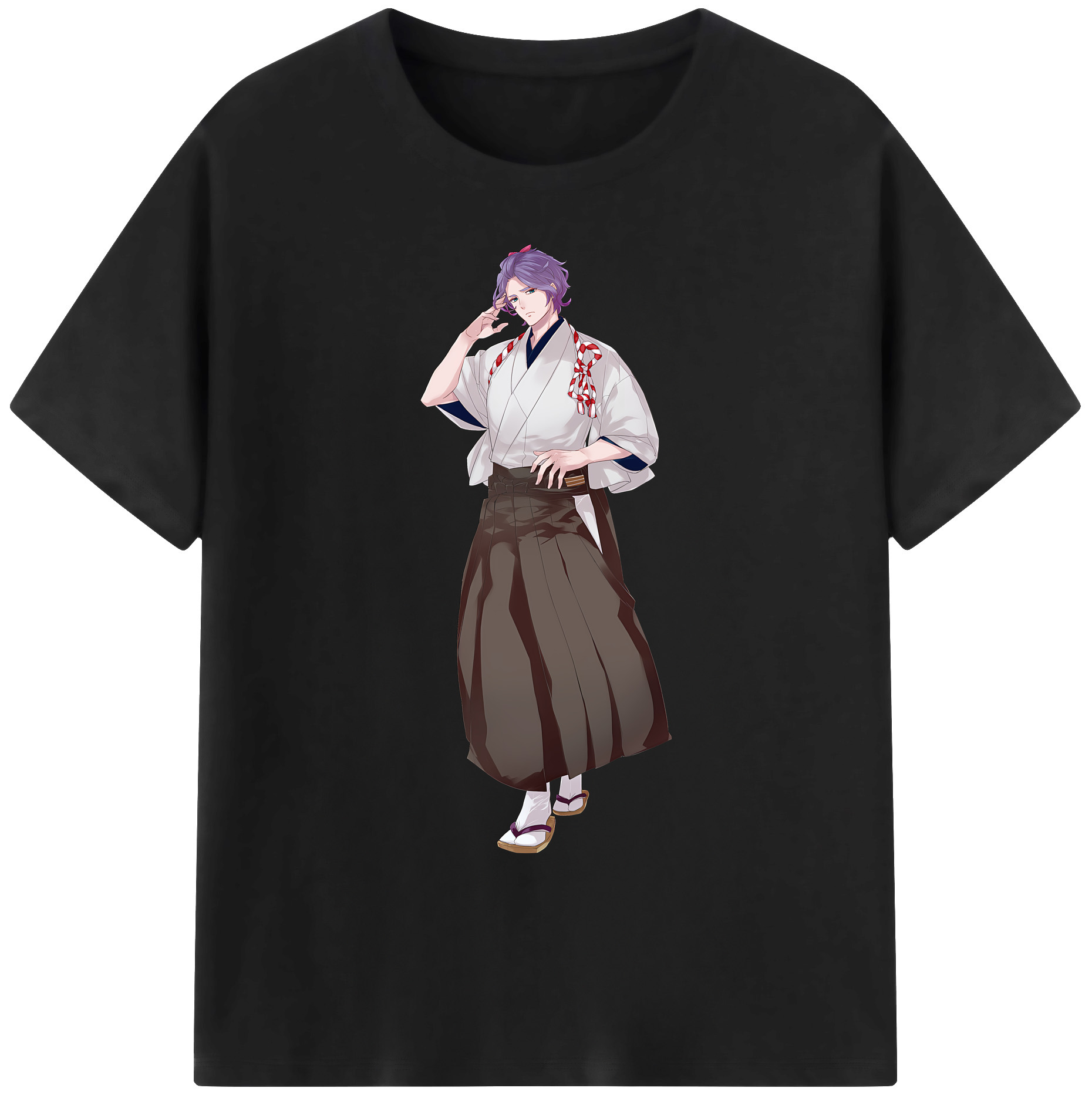 （画像用） 刀剣乱舞 Touken Ranbu 綿100％ メンズ半袖Tシャツ｜肌触りやわらか＆通気性