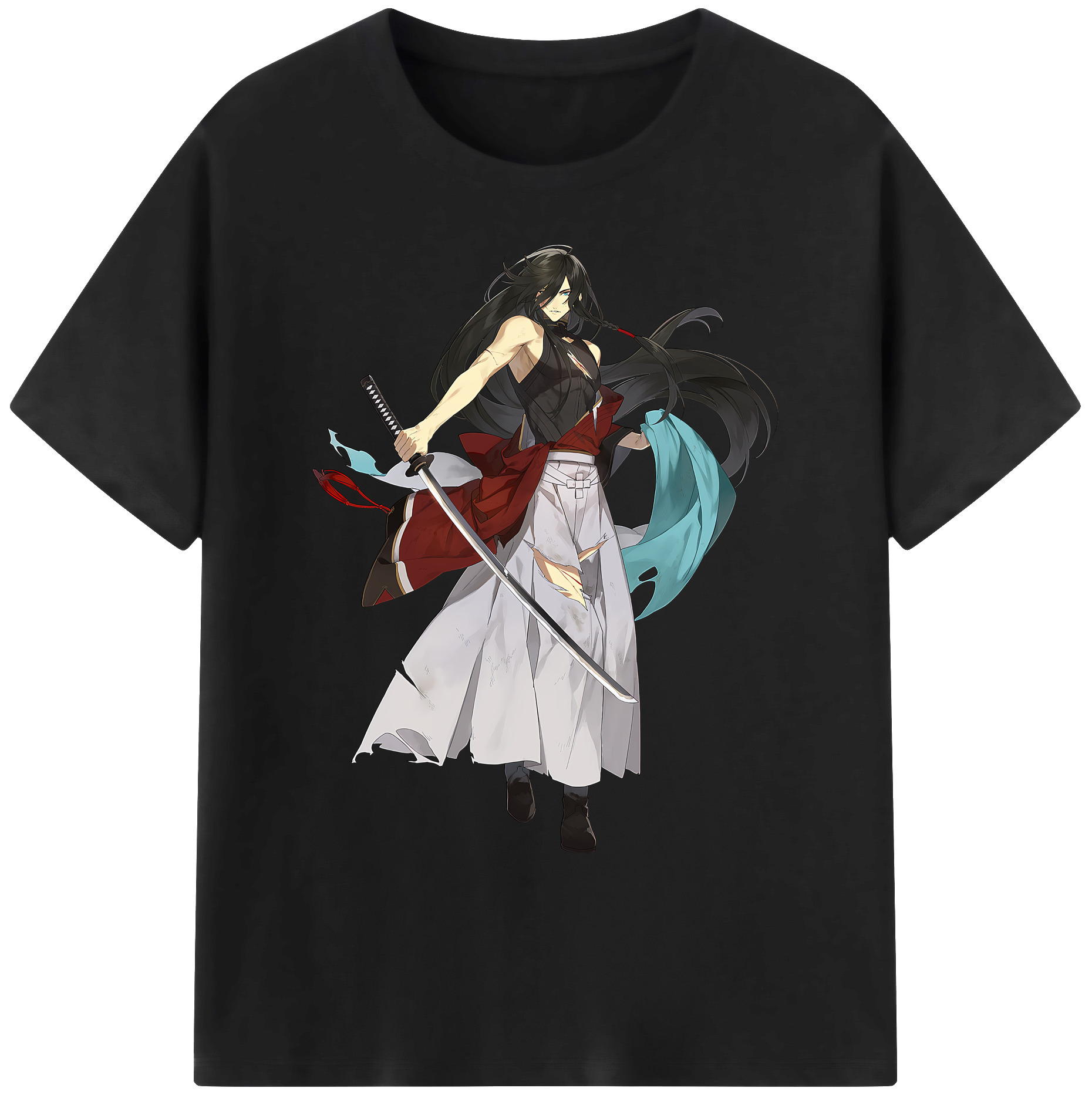 （画像用） 刀剣乱舞 Touken Ranbu 綿100％ メンズ半袖Tシャツ｜肌触りやわらか＆通気性