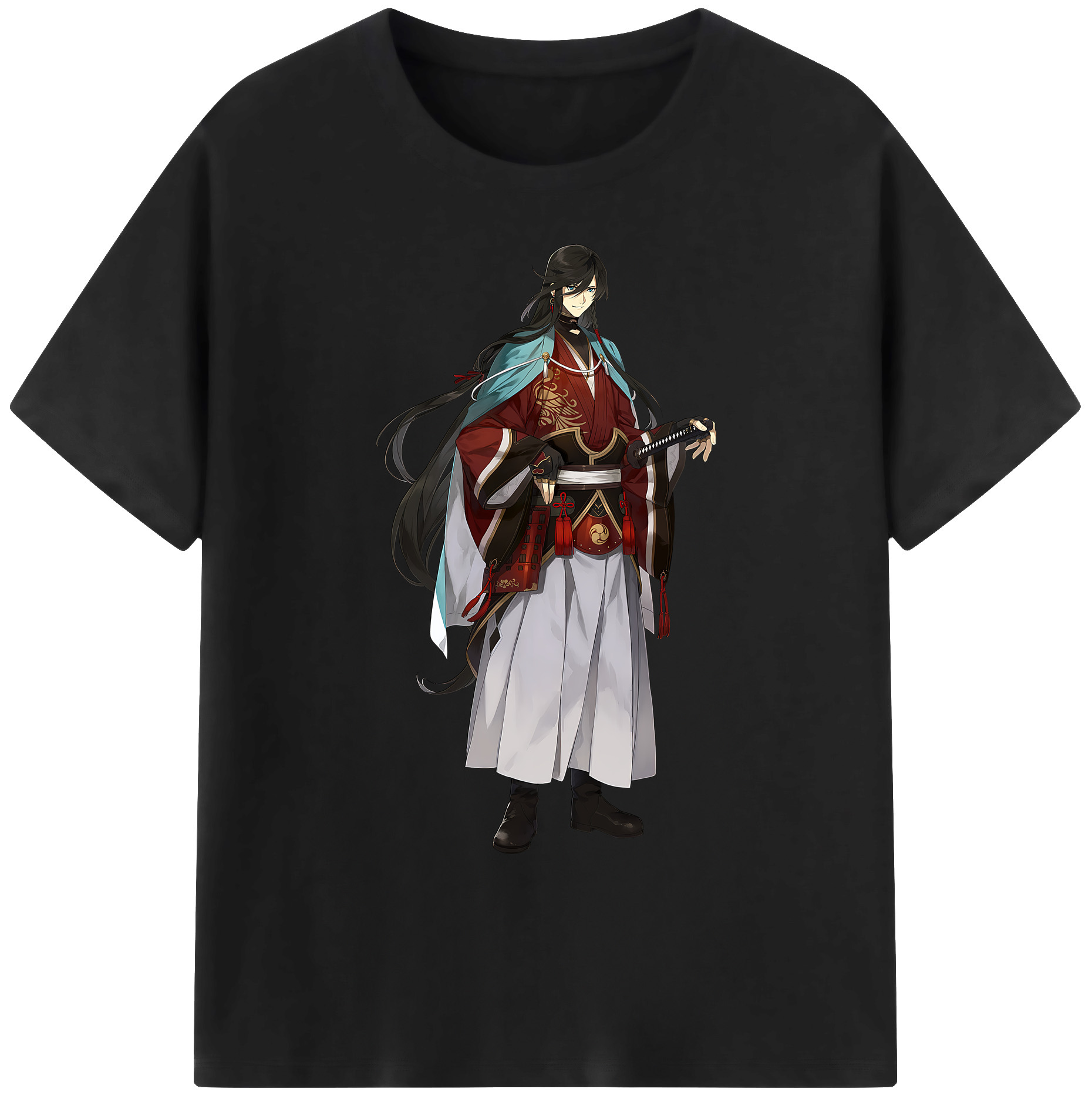 （画像用） 刀剣乱舞 Touken Ranbu 綿100％ メンズ半袖Tシャツ｜肌触りやわらか＆通気性