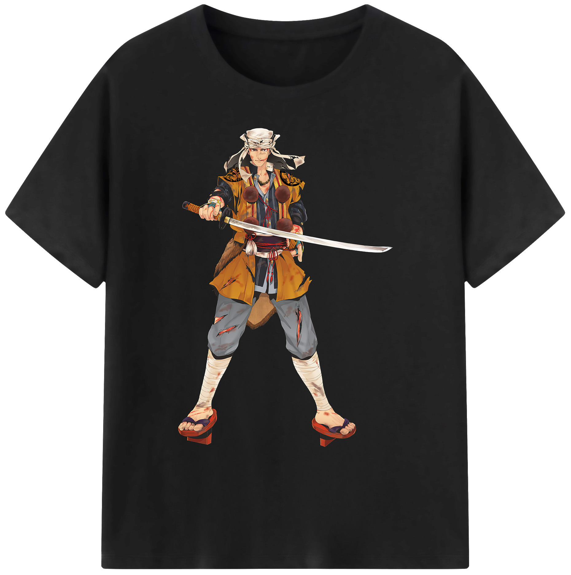 （画像用） 刀剣乱舞 Touken Ranbu 綿100％ メンズ半袖Tシャツ｜肌触りやわらか＆通気性