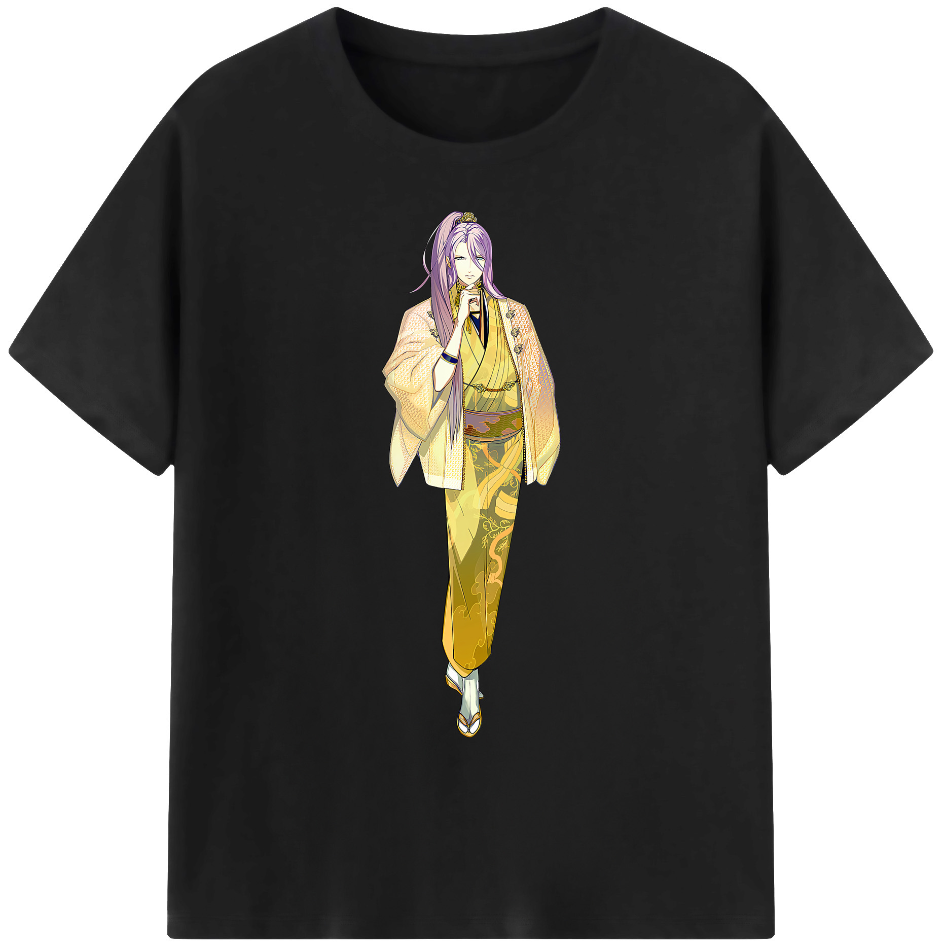 （画像用） 刀剣乱舞 Touken Ranbu 綿100％ メンズ半袖Tシャツ｜肌触りやわらか＆通気性
