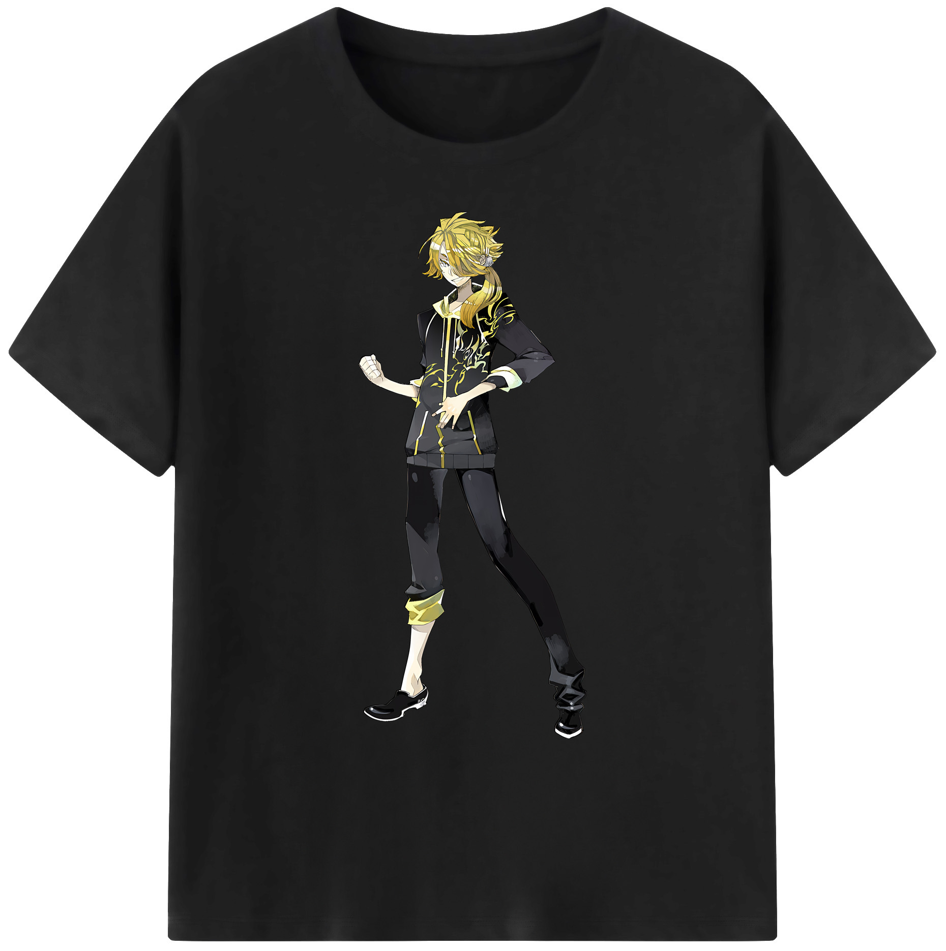 （画像用） 刀剣乱舞 Touken Ranbu 綿100％ メンズ半袖Tシャツ｜肌触りやわらか＆通気性