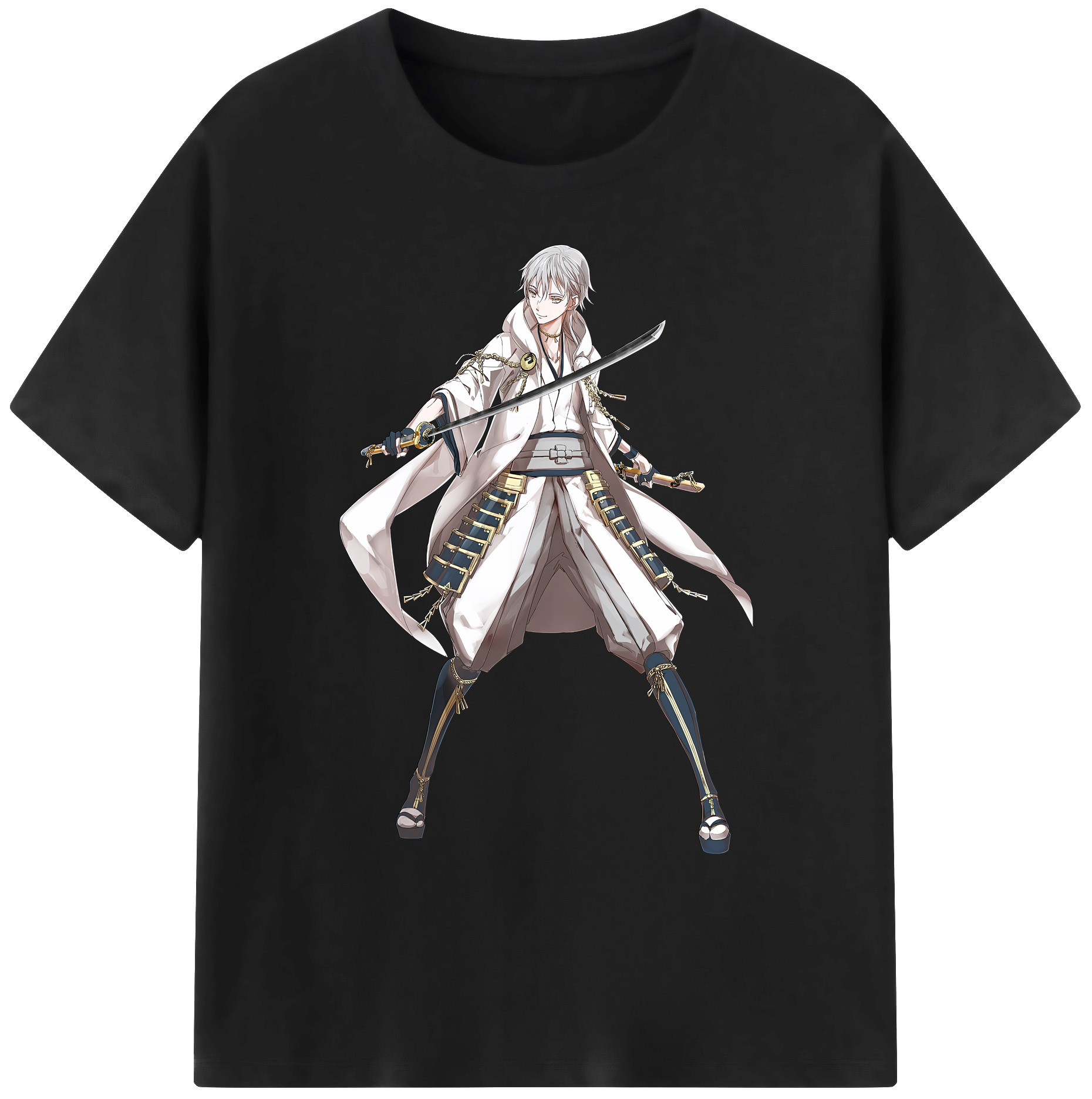 （画像用） 刀剣乱舞 Touken Ranbu 綿100％ メンズ半袖Tシャツ｜肌触りやわらか＆通気性