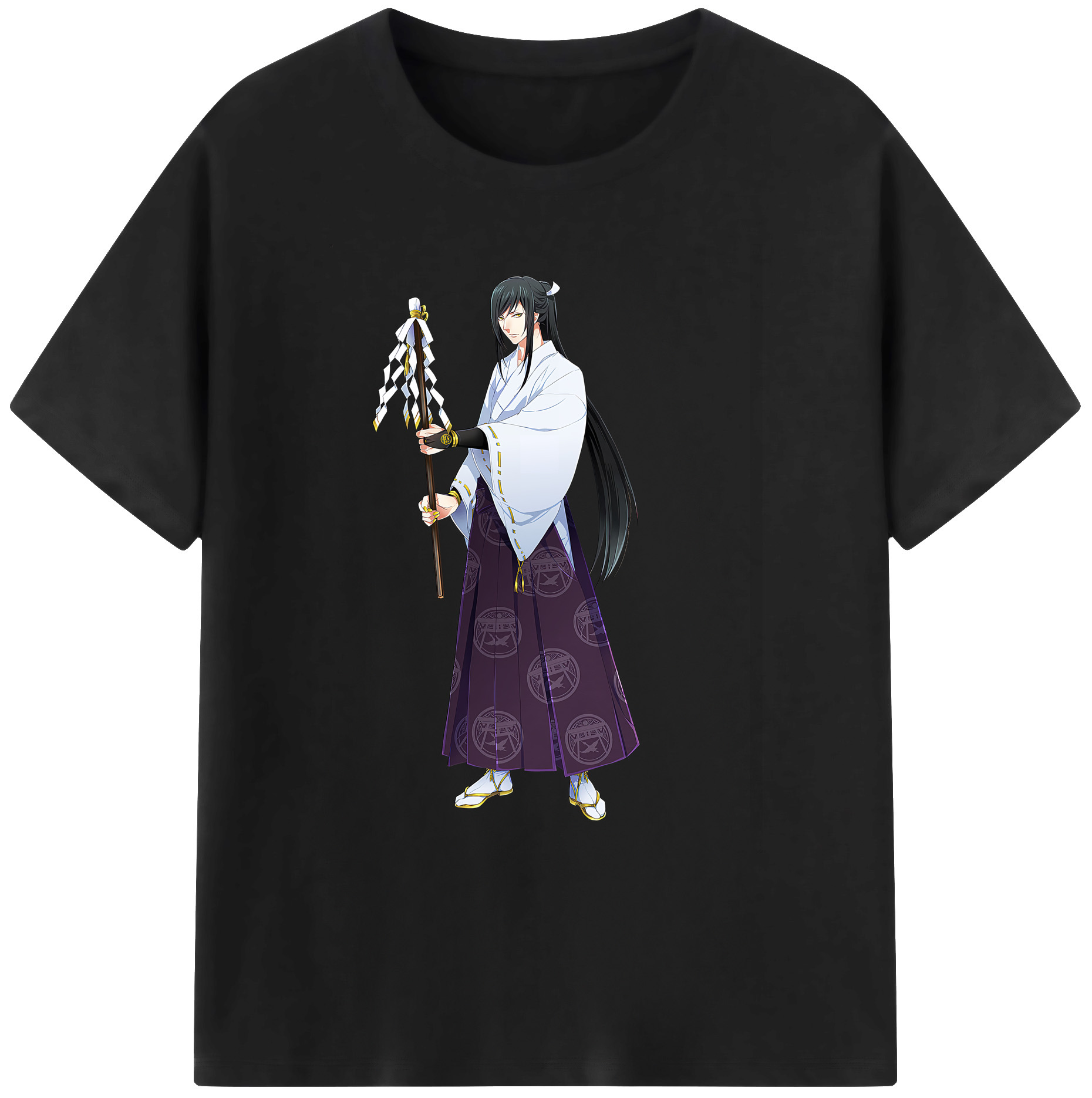 （画像用） 刀剣乱舞 Touken Ranbu 綿100％ メンズ半袖Tシャツ｜肌触りやわらか＆通気性