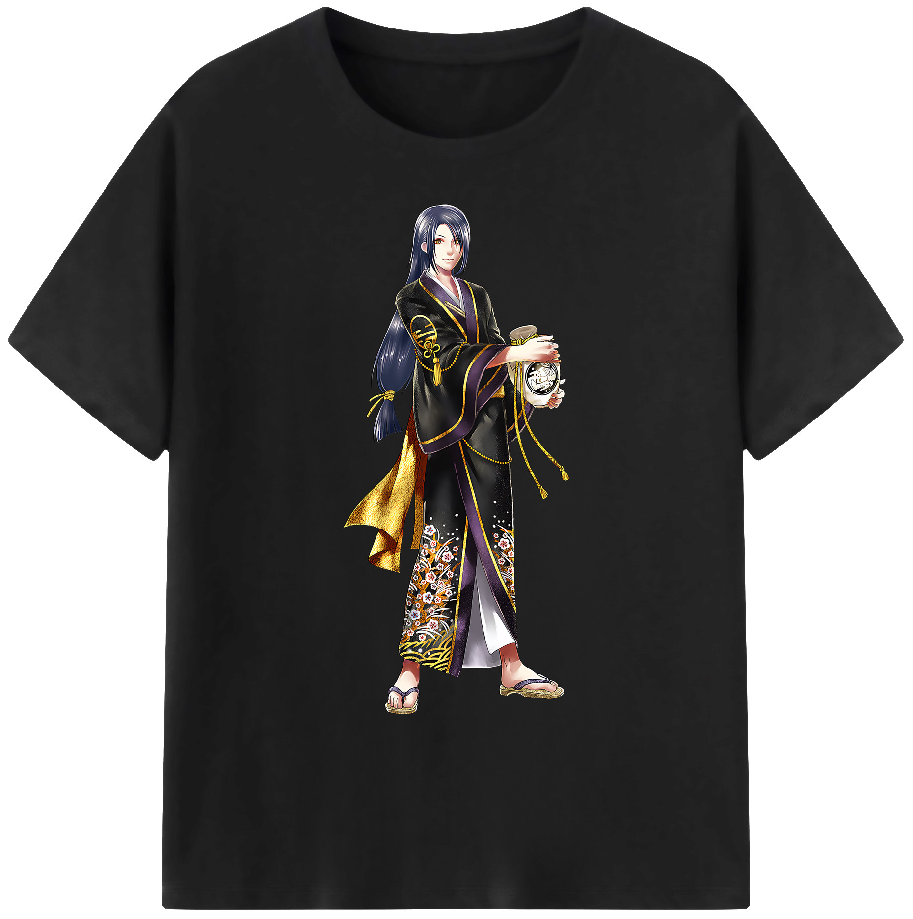 （画像用） 刀剣乱舞 Touken Ranbu 綿100％ メンズ半袖Tシャツ｜肌触りやわらか＆通気性