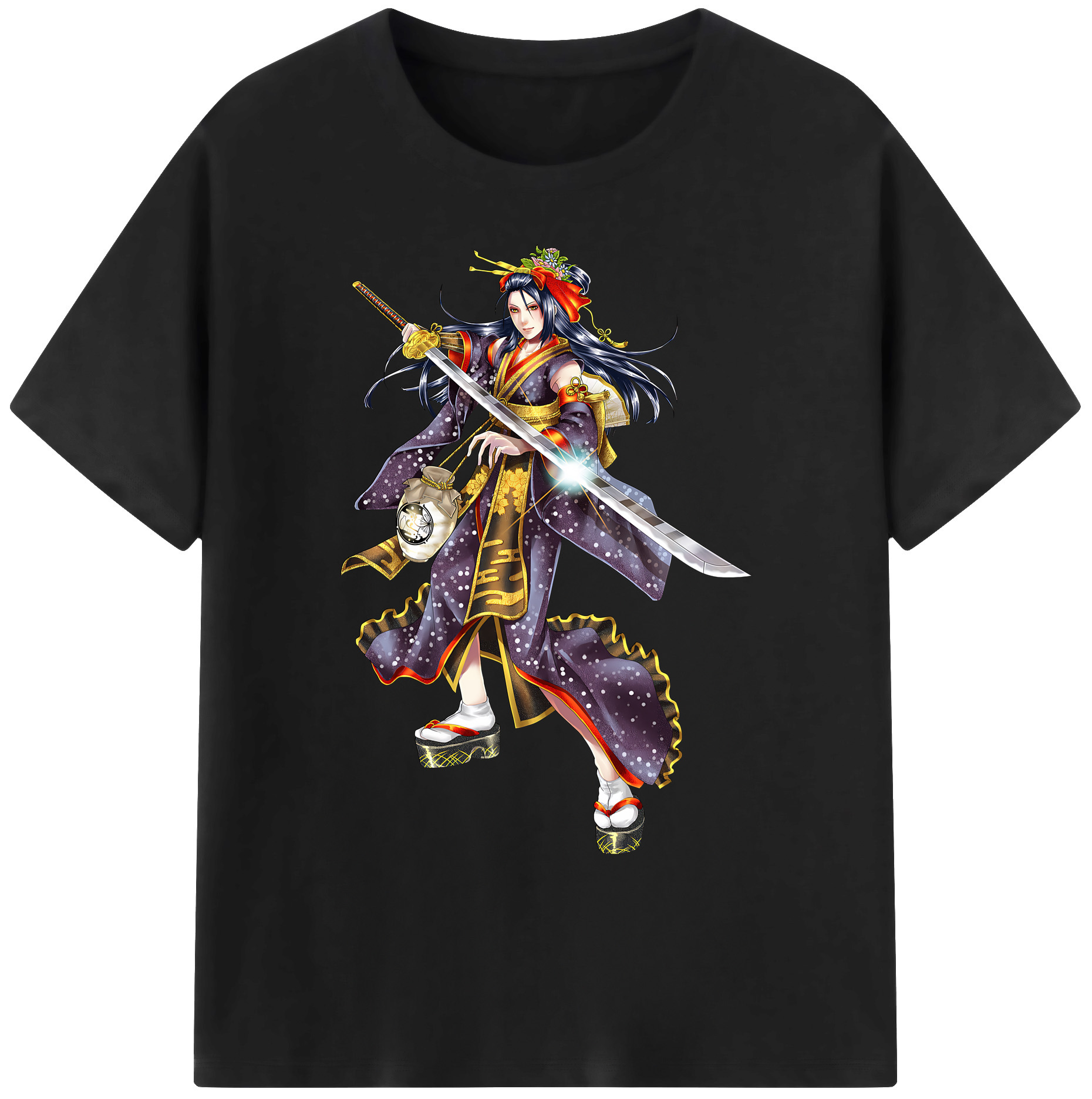 （画像用） 刀剣乱舞 Touken Ranbu 綿100％ メンズ半袖Tシャツ｜肌触りやわらか＆通気性