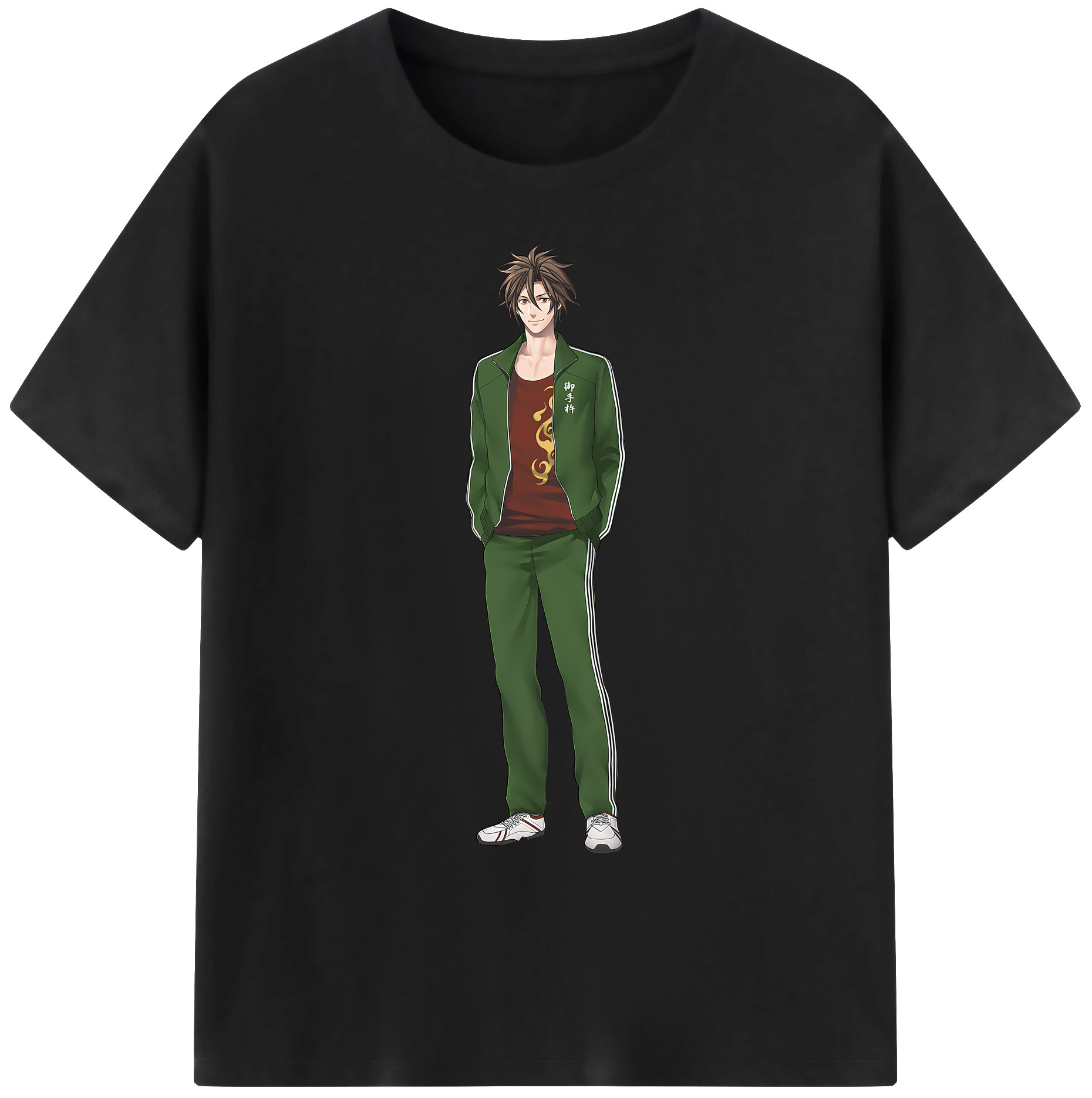（画像用） 刀剣乱舞 Touken Ranbu 綿100％ メンズ半袖Tシャツ｜肌触りやわらか＆通気性