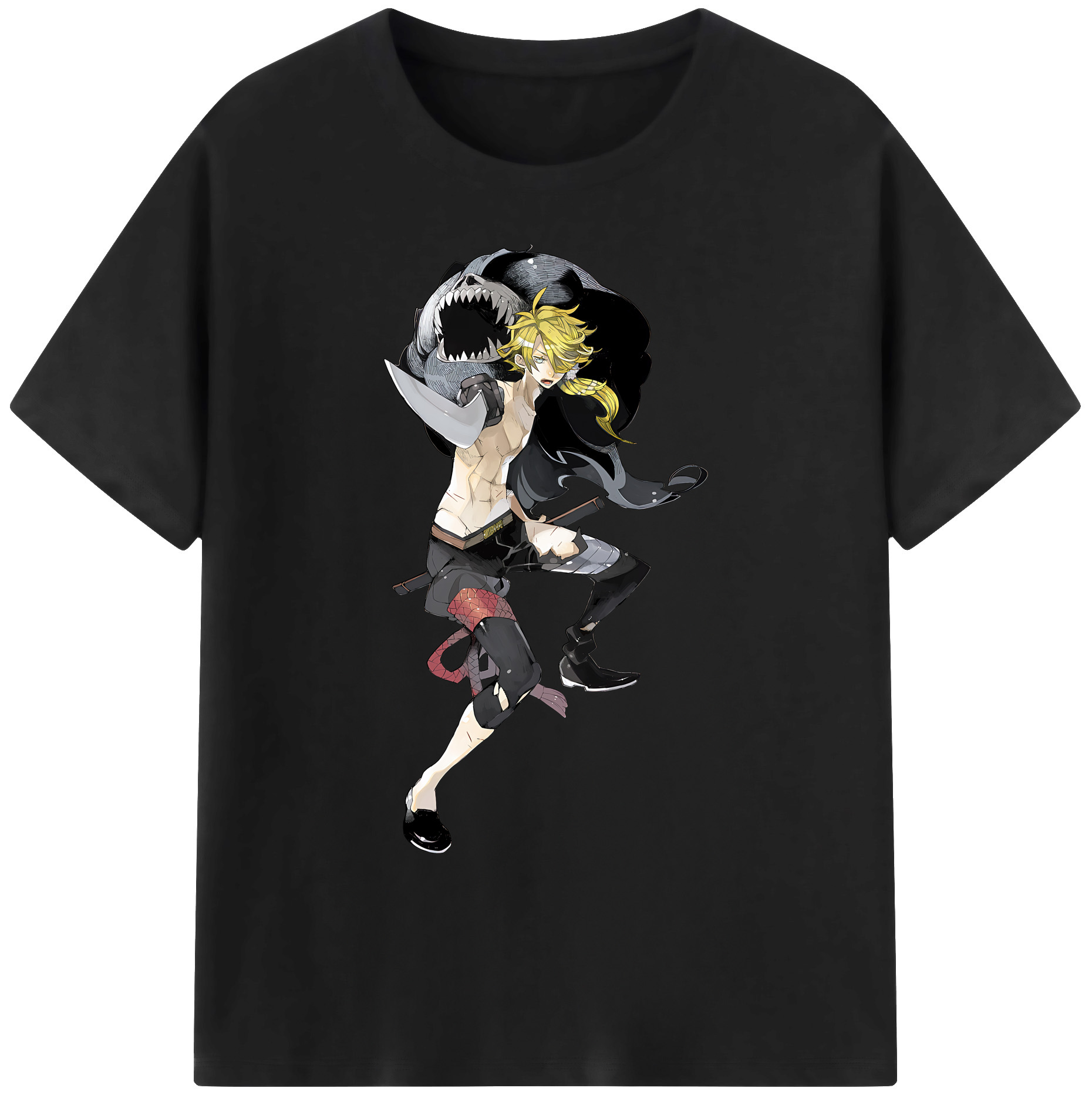 （画像用） 刀剣乱舞 Touken Ranbu 綿100％ メンズ半袖Tシャツ｜肌触りやわらか＆通気性