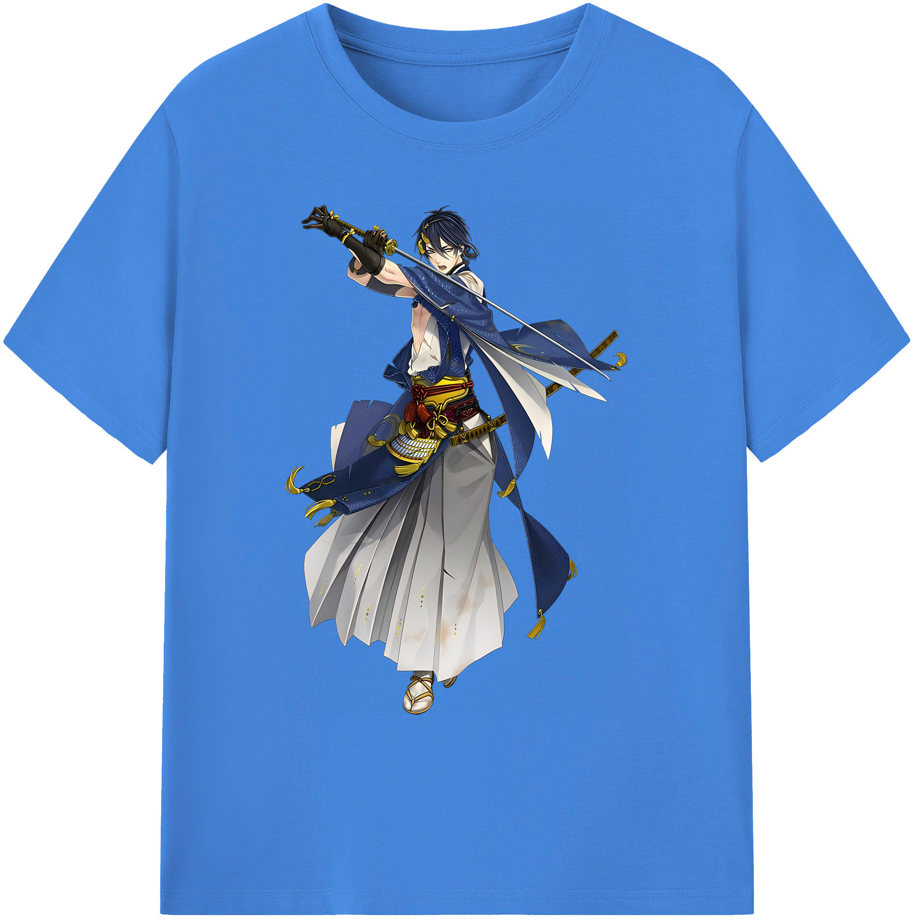 （画像用） 刀剣乱舞 Touken Ranbu 綿100％ メンズ半袖Tシャツ｜肌触りやわらか＆通気性