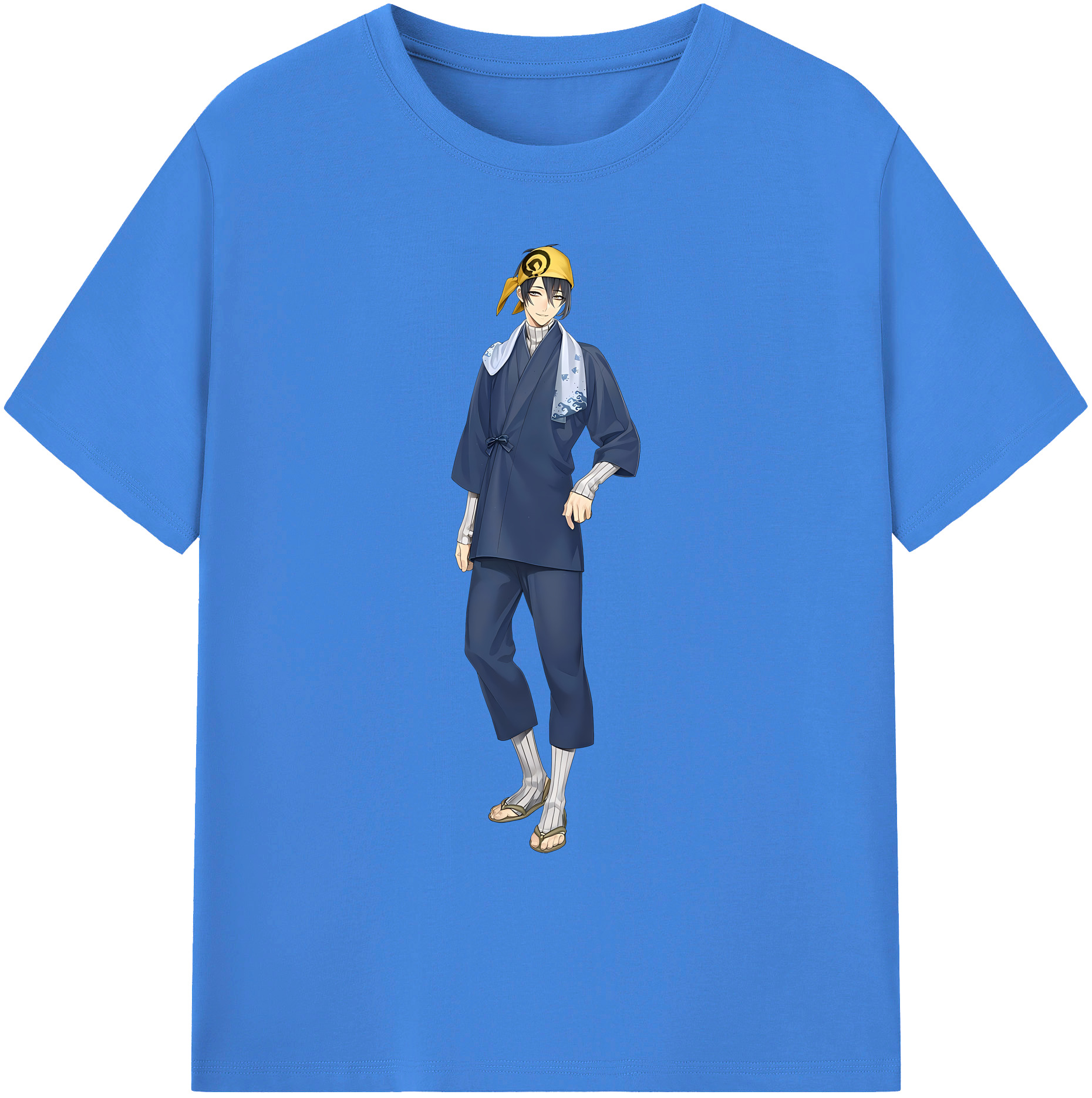 （画像用） 刀剣乱舞 Touken Ranbu 綿100％ メンズ半袖Tシャツ｜肌触りやわらか＆通気性