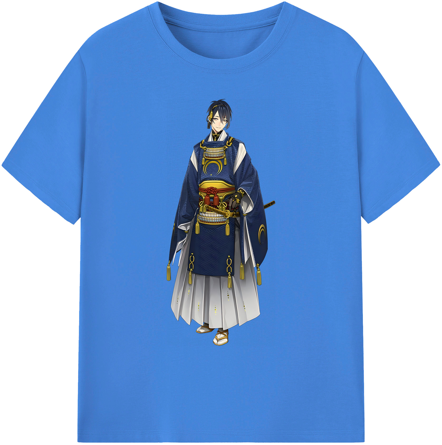 （画像用） 刀剣乱舞 Touken Ranbu 綿100％ メンズ半袖Tシャツ｜肌触りやわらか＆通気性
