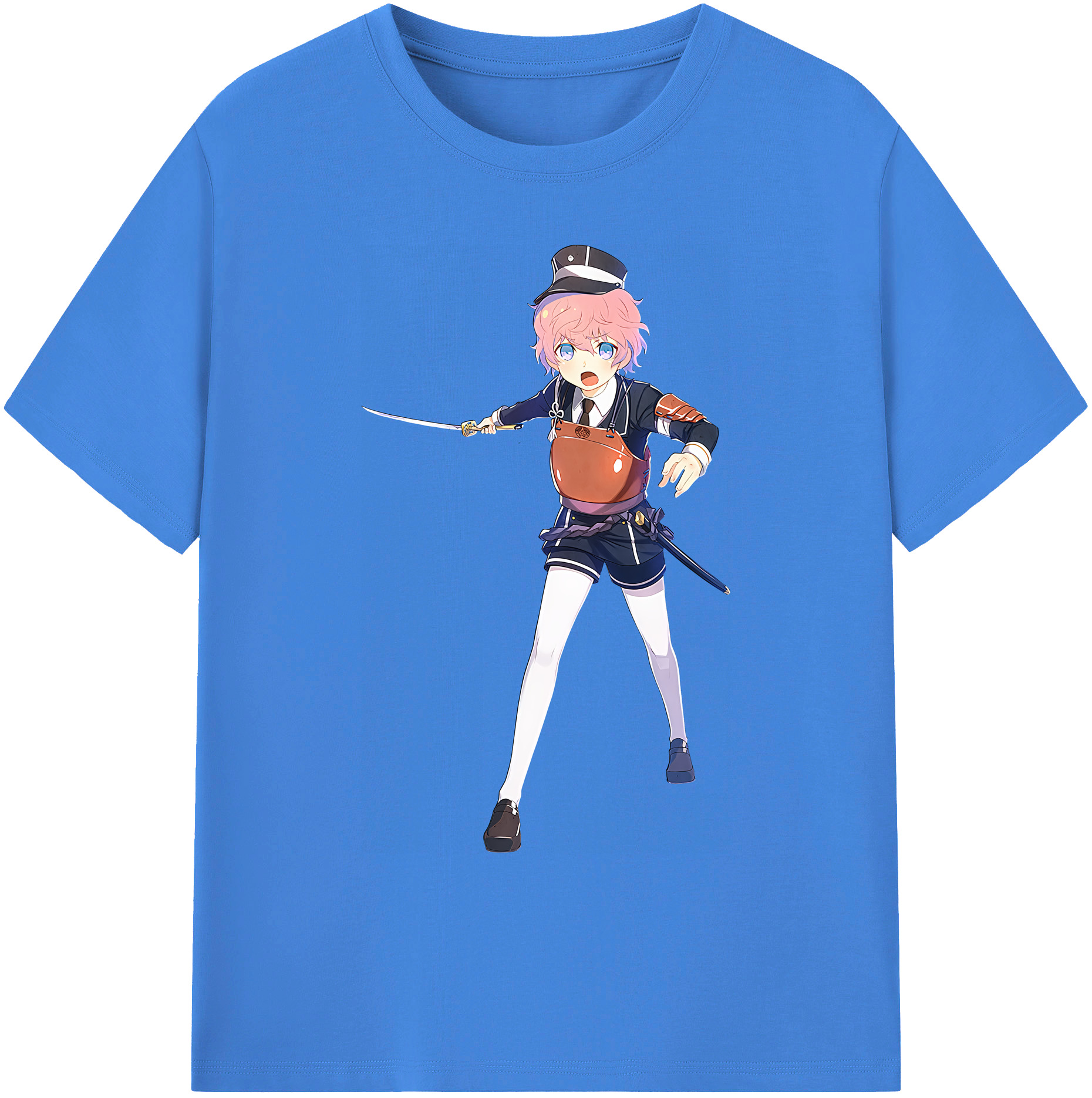 （画像用） 刀剣乱舞 Touken Ranbu 綿100％ メンズ半袖Tシャツ｜肌触りやわらか＆通気性