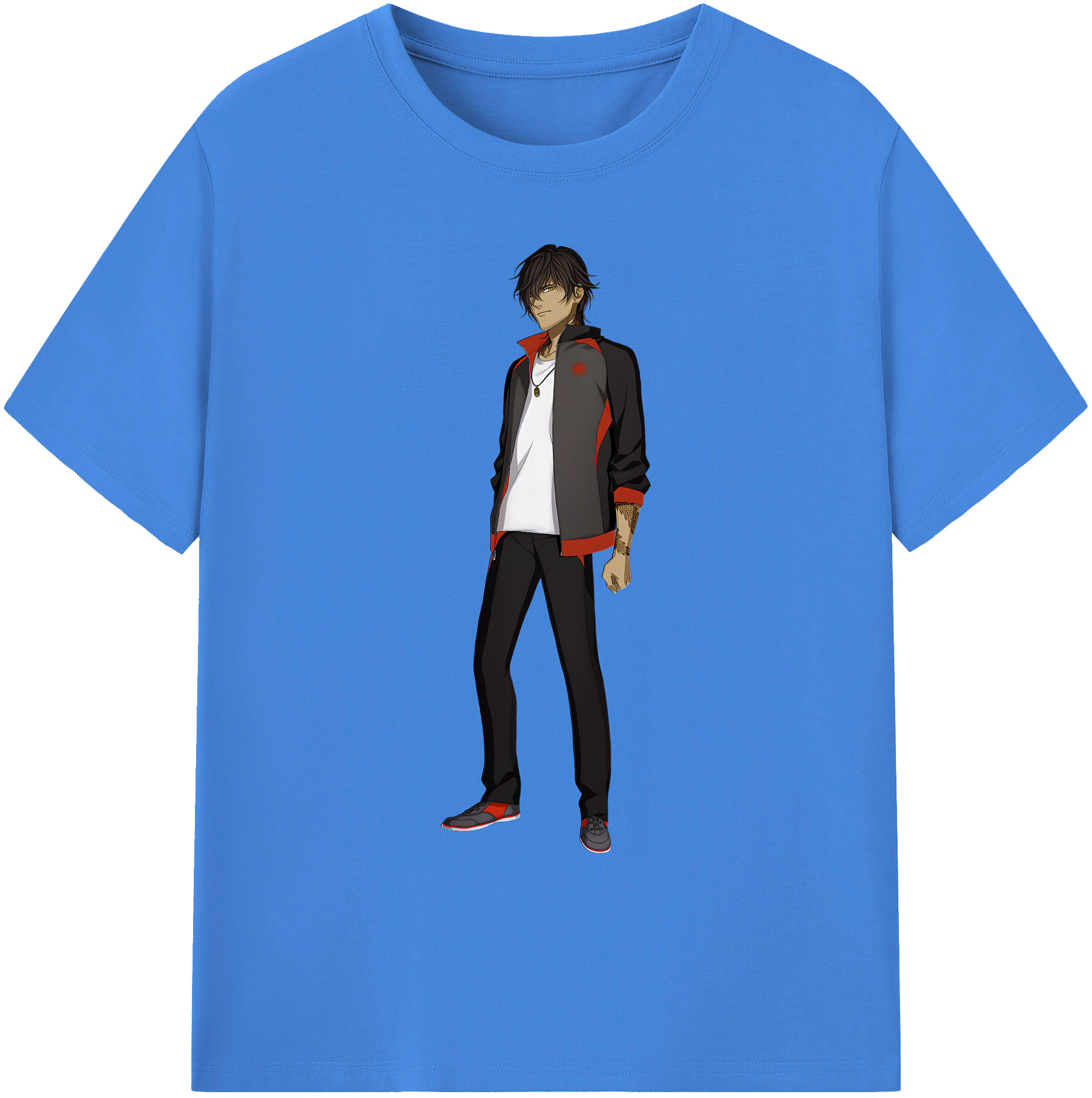 （画像用） 刀剣乱舞 Touken Ranbu 綿100％ メンズ半袖Tシャツ｜肌触りやわらか＆通気性