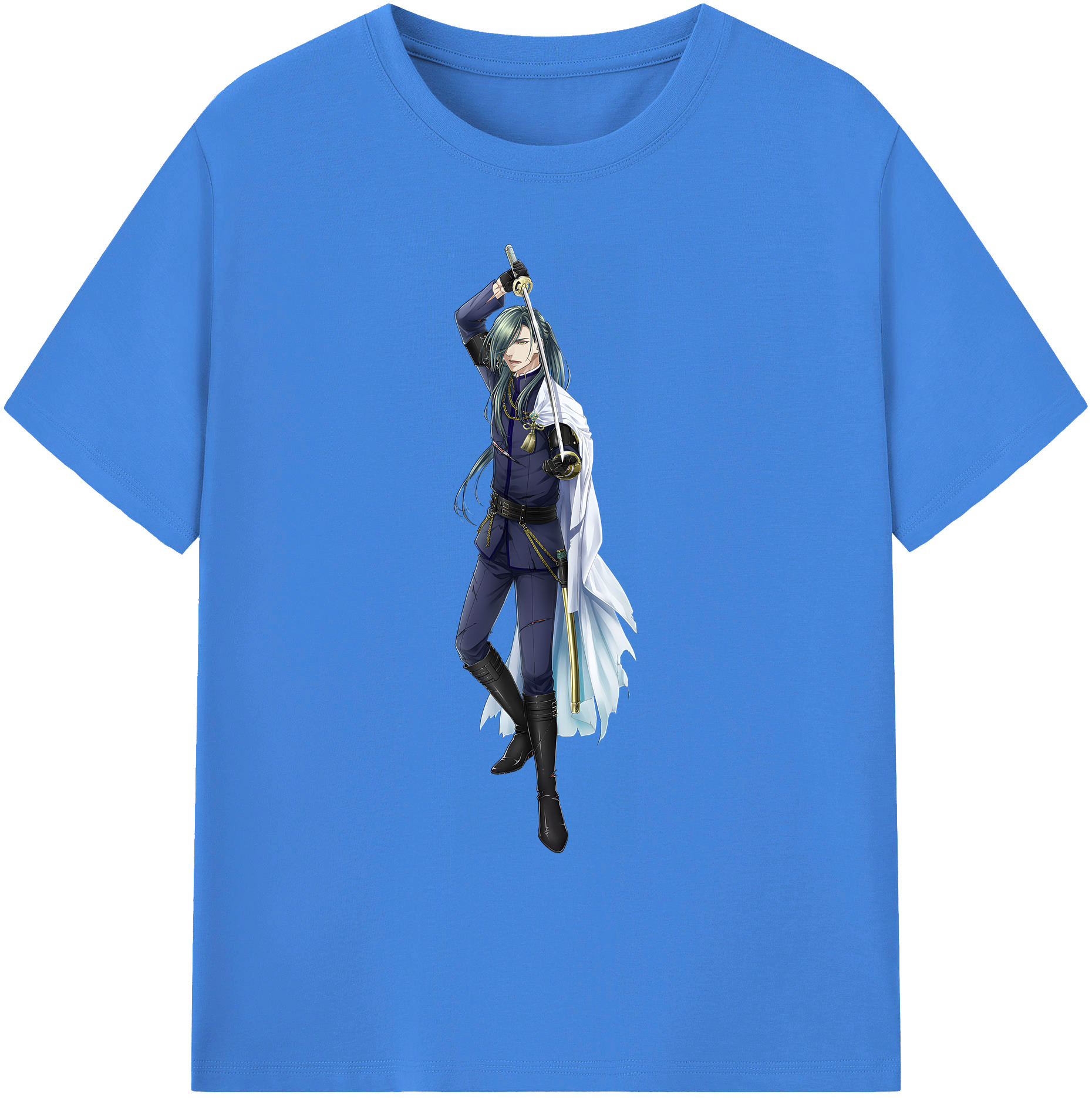 （画像用） 刀剣乱舞 Touken Ranbu 綿100％ メンズ半袖Tシャツ｜肌触りやわらか＆通気性