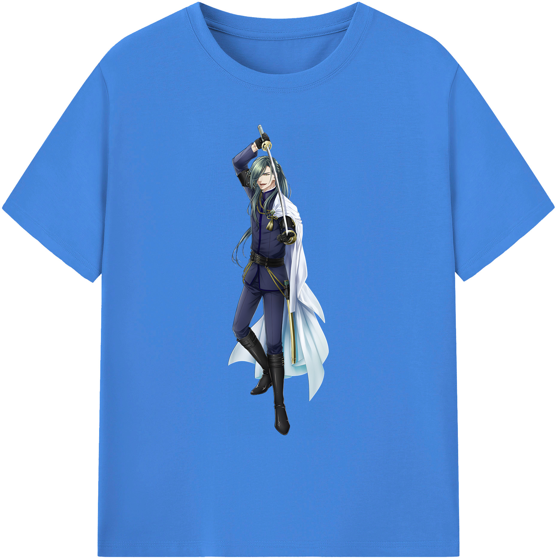 （画像用） 刀剣乱舞 Touken Ranbu 綿100％ メンズ半袖Tシャツ｜肌触りやわらか＆通気性