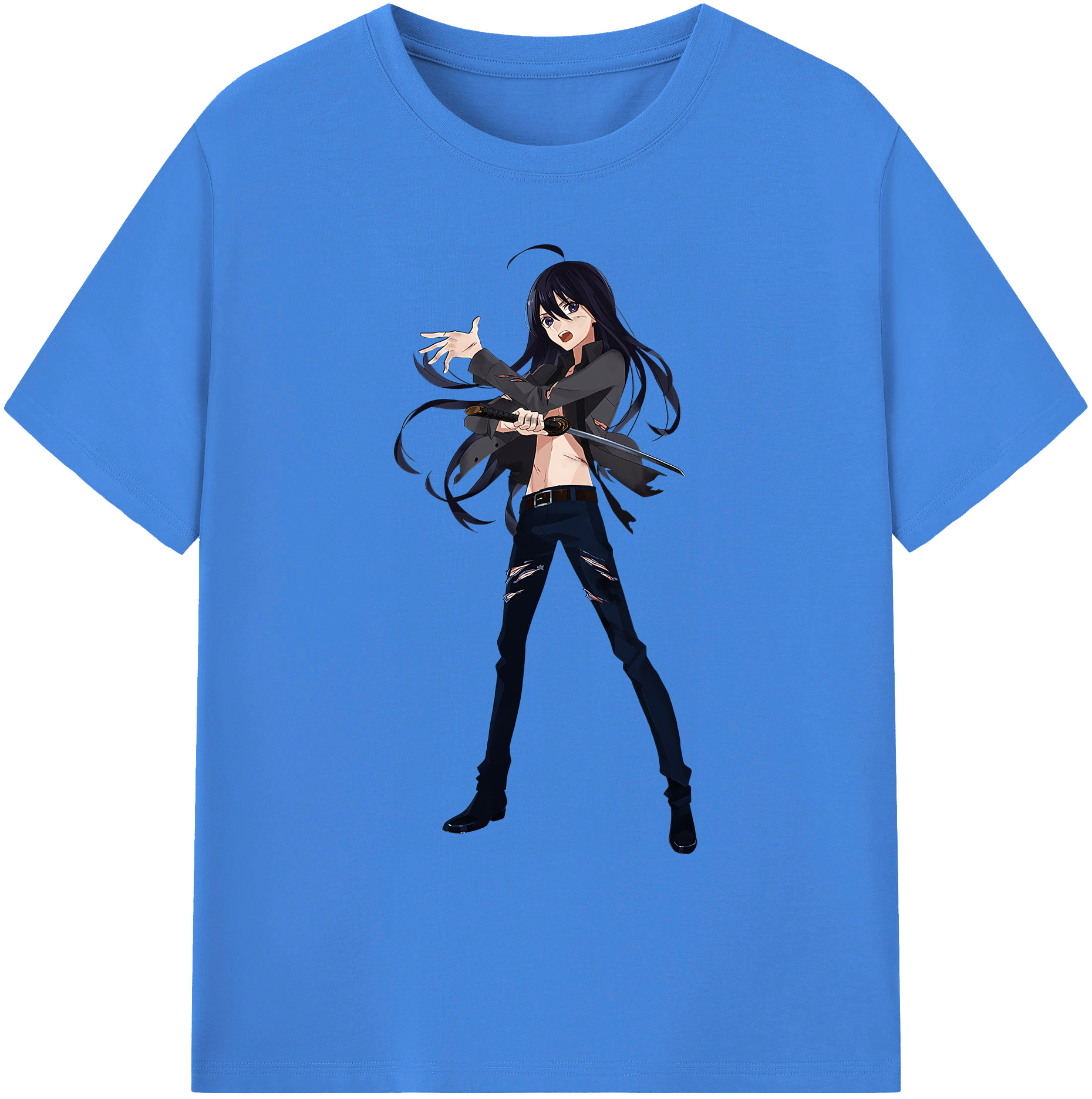 （画像用） 刀剣乱舞 Touken Ranbu 綿100％ メンズ半袖Tシャツ｜肌触りやわらか＆通気性