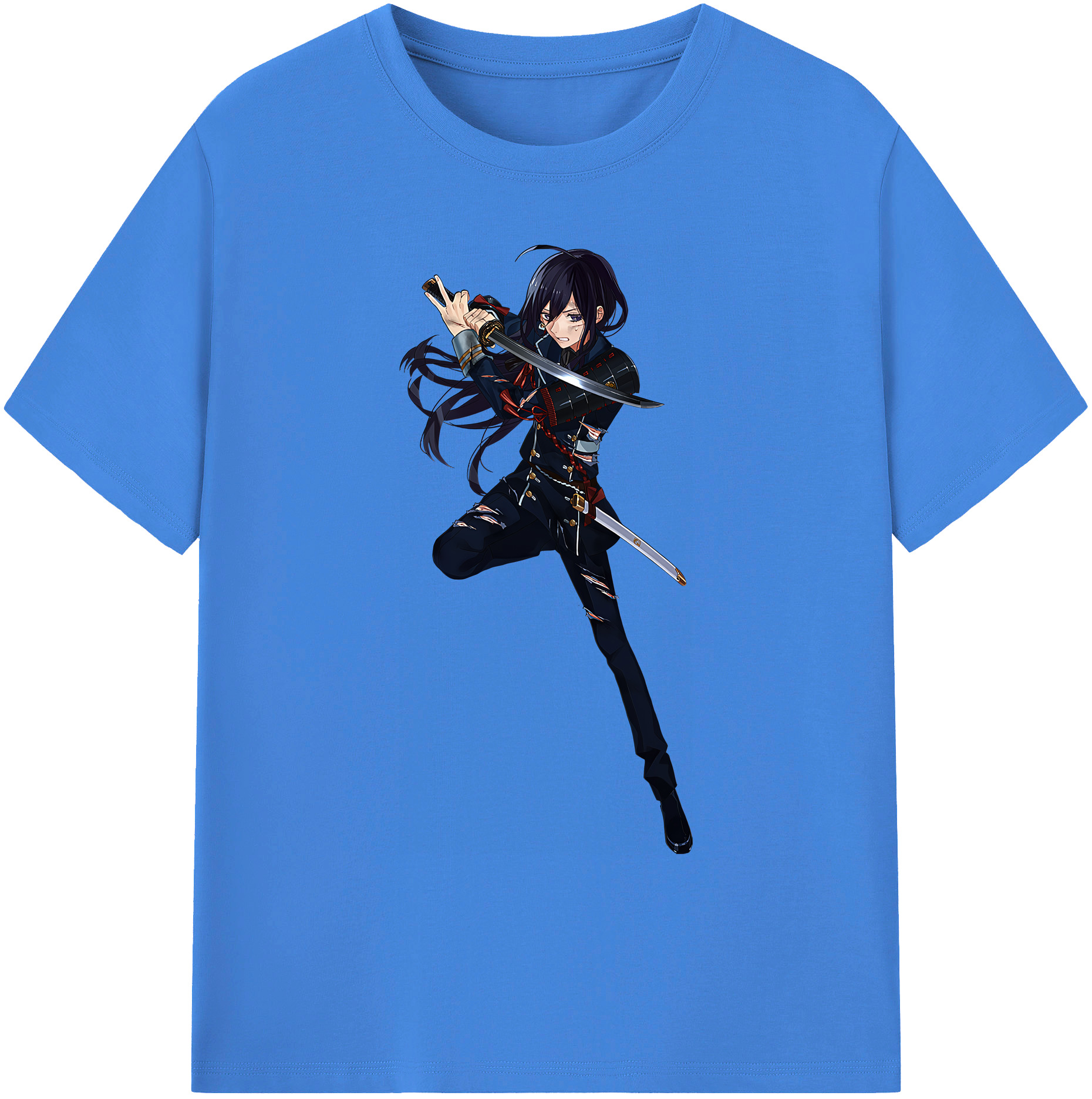 （画像用） 刀剣乱舞 Touken Ranbu 綿100％ メンズ半袖Tシャツ｜肌触りやわらか＆通気性