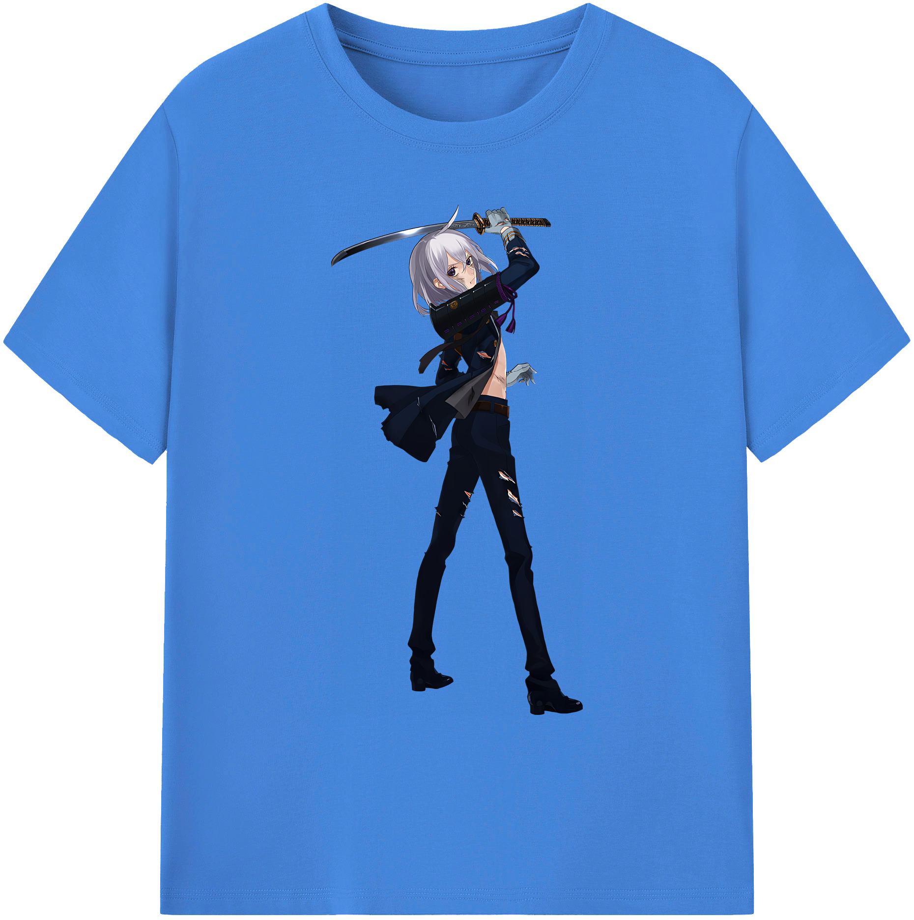 （画像用） 刀剣乱舞 Touken Ranbu 綿100％ メンズ半袖Tシャツ｜肌触りやわらか＆通気性